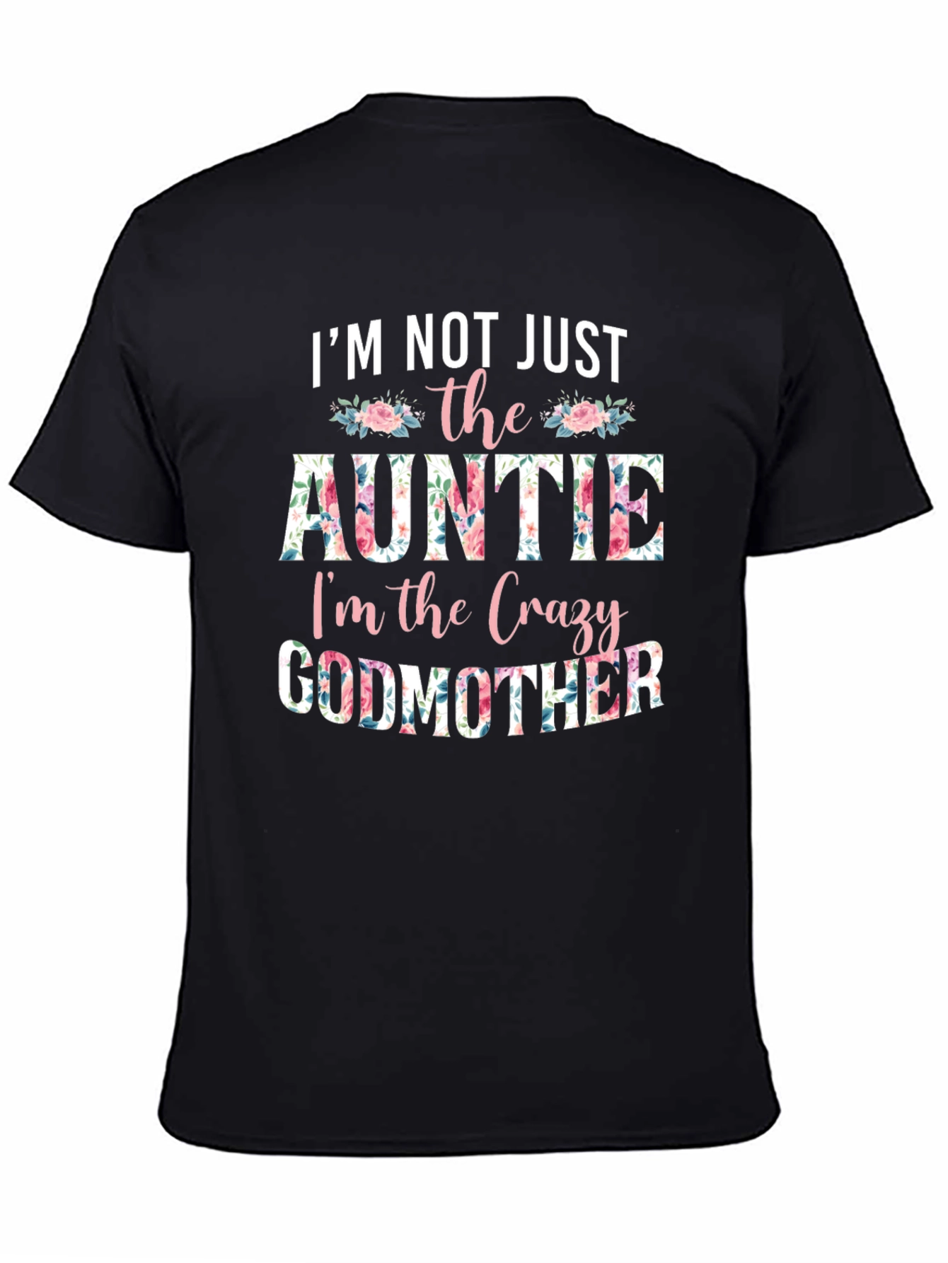 Crazy Godmother Floral Graphic T-Shirt