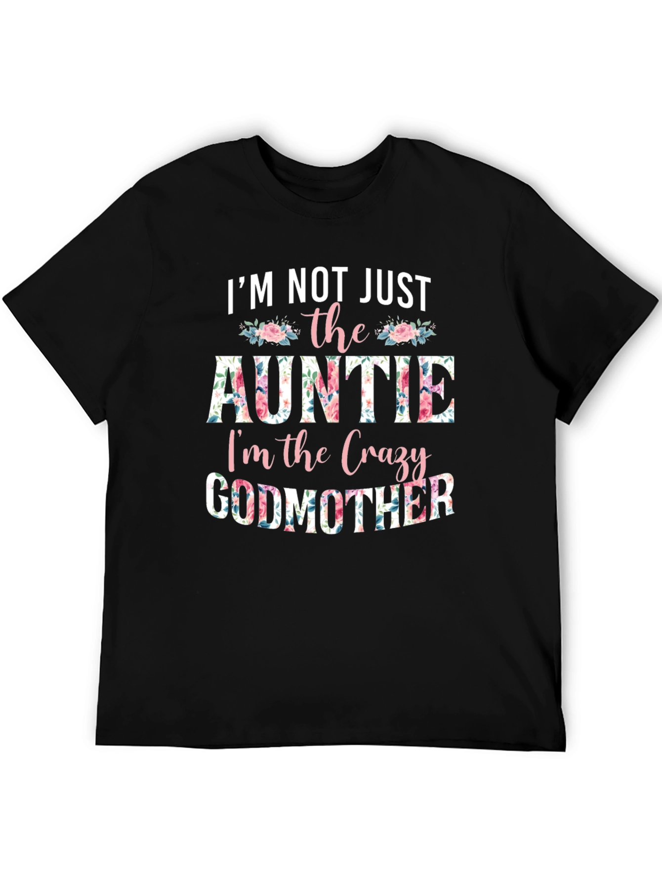 Crazy Godmother Floral Graphic T-Shirt
