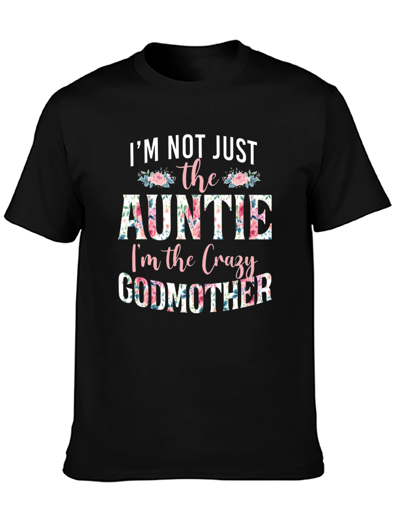 Crazy Godmother Floral Graphic T-Shirt