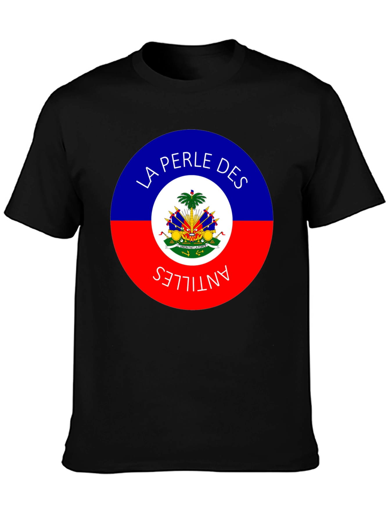 Haiti Flag La Perle Des Antilles T-Shirt