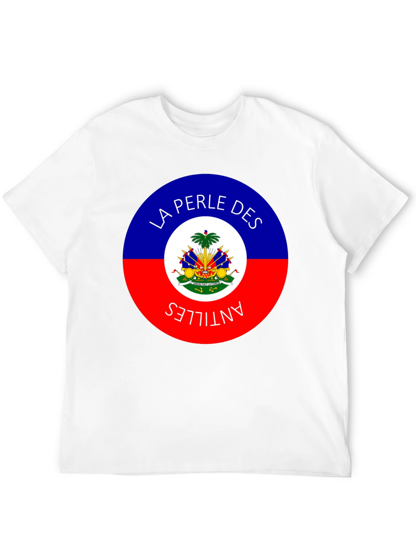 Haiti Flag La Perle Des Antilles T-Shirt