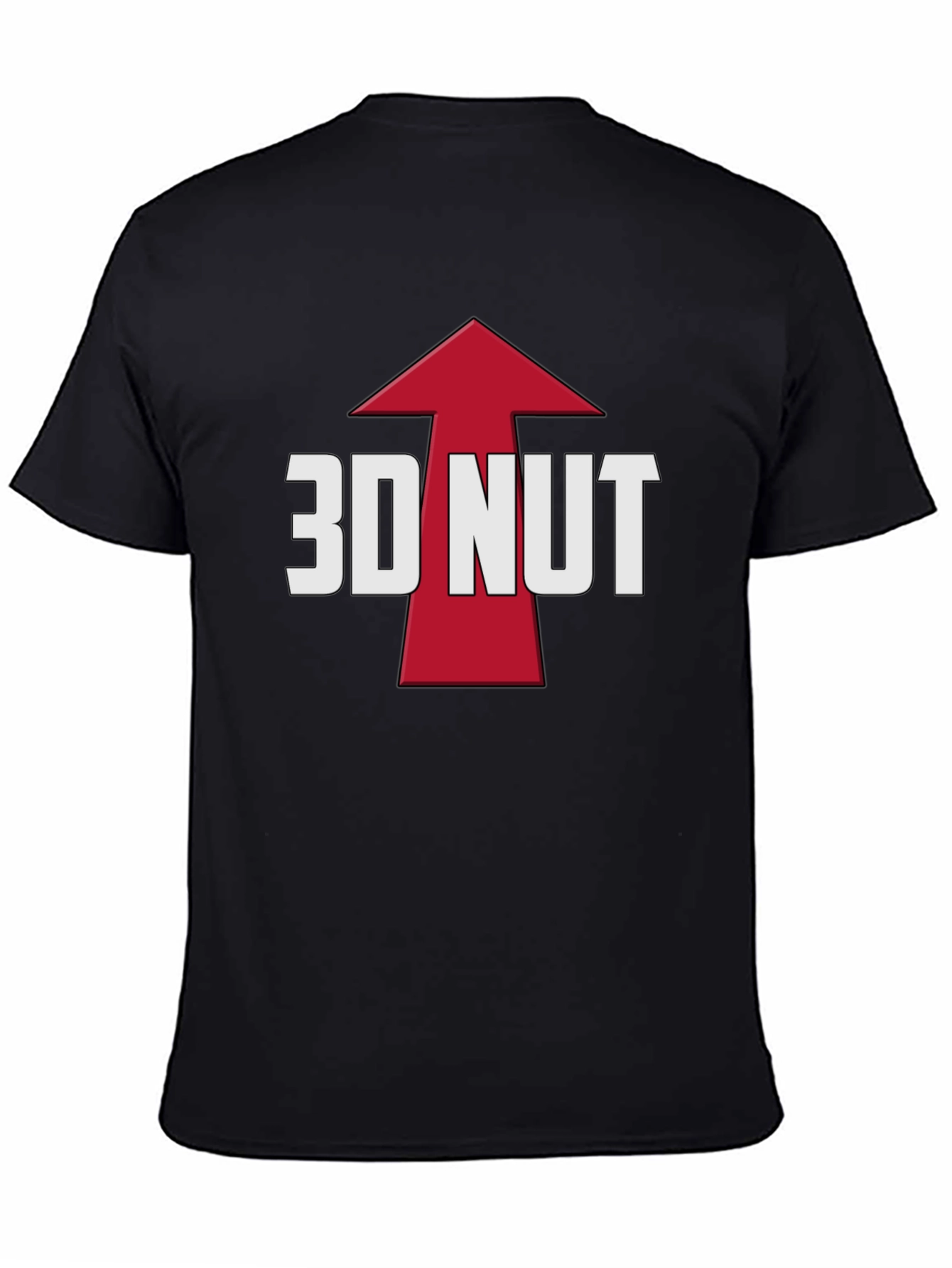 3D Nut Graphic T-Shirt - Bold & Funny Design