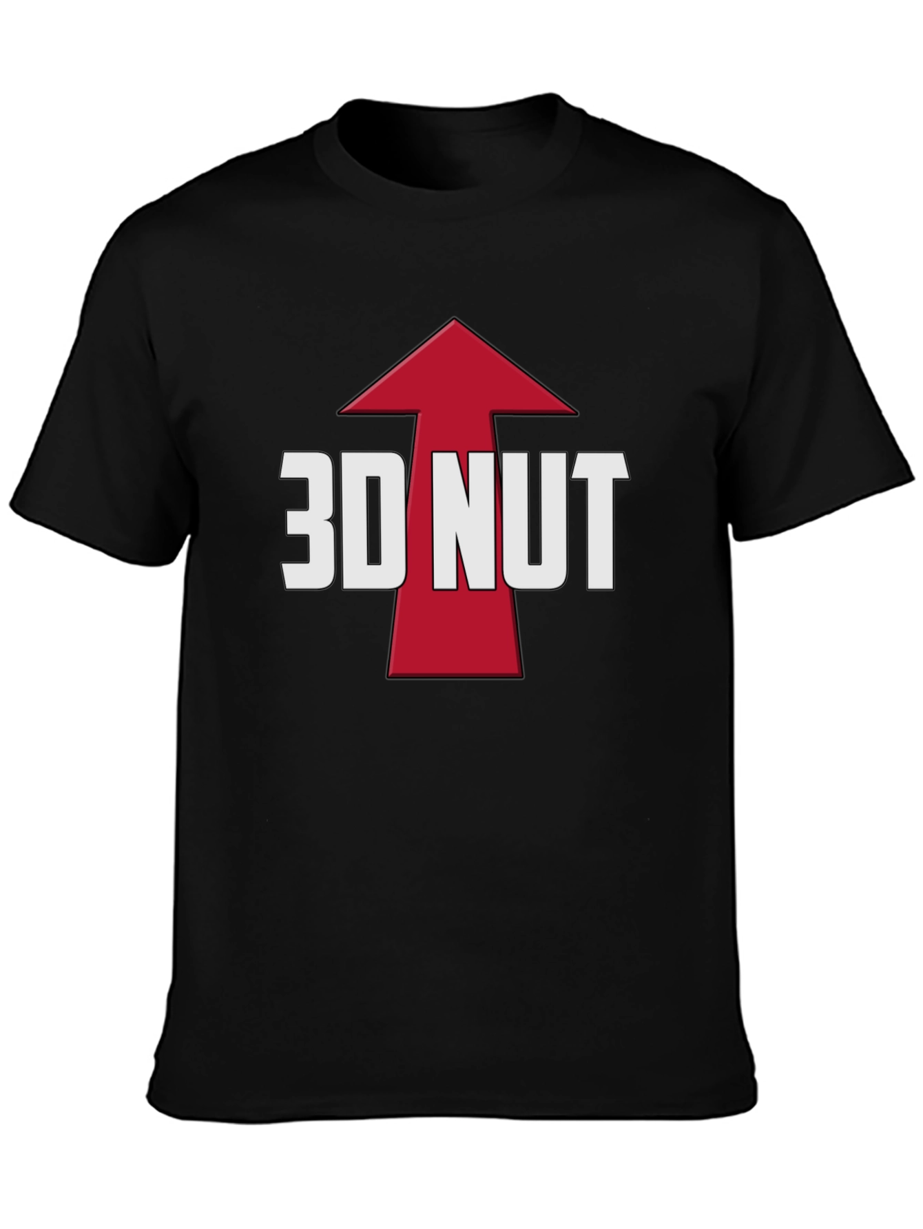 3D Nut Graphic T-Shirt - Bold & Funny Design