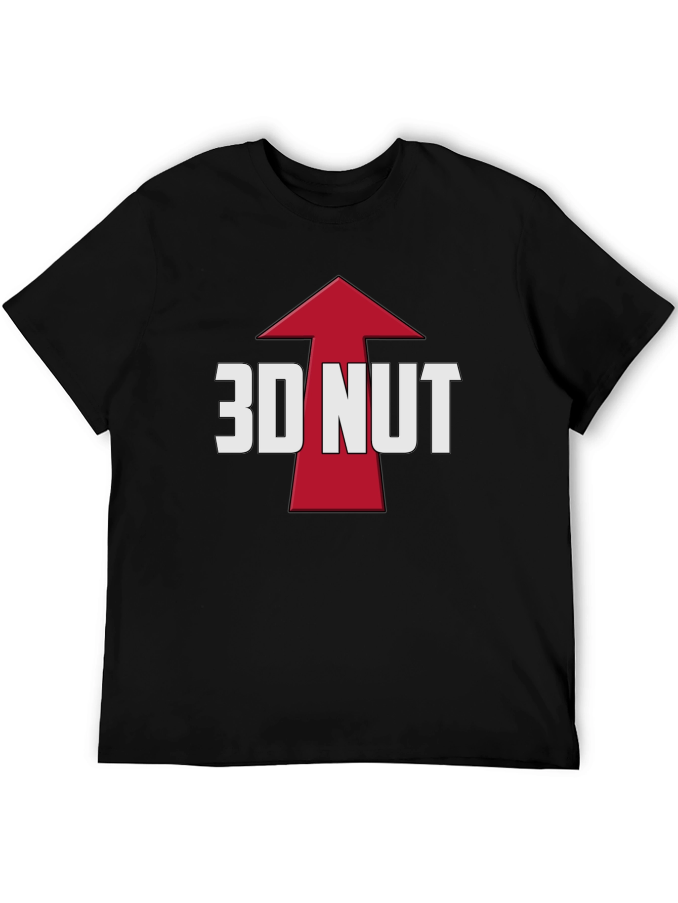 3D Nut Graphic T-Shirt - Bold & Funny Design