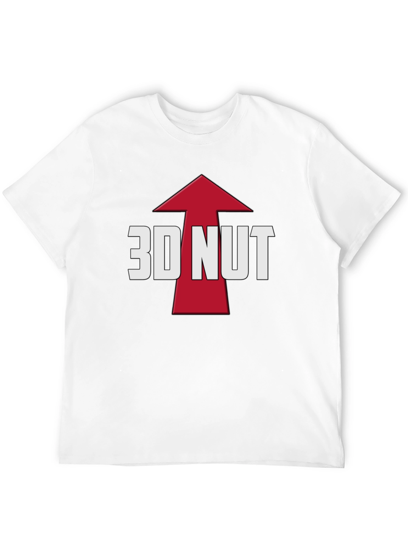 3D Nut Graphic T-Shirt - Bold & Funny Design