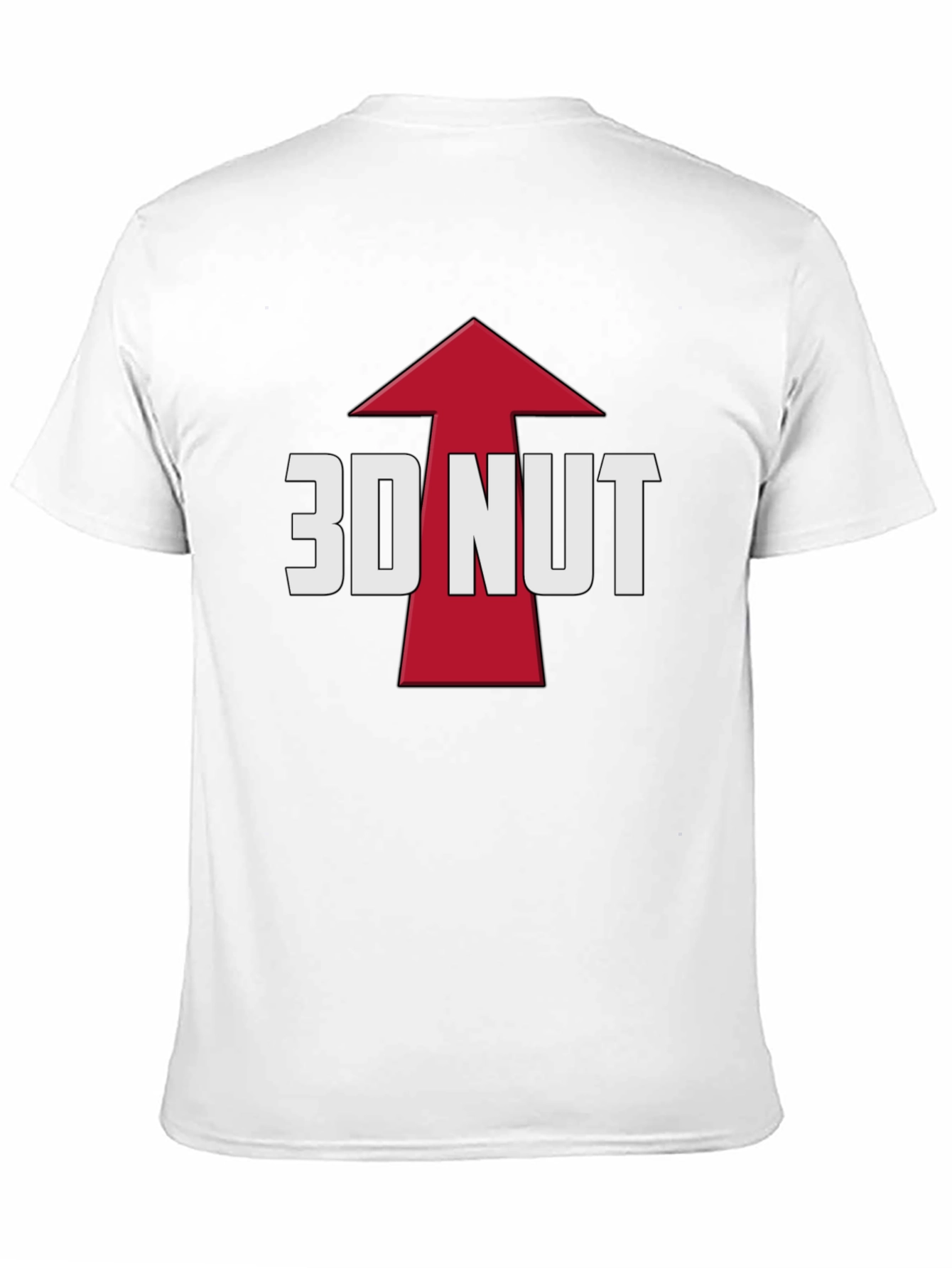 3D Nut Graphic T-Shirt - Bold & Funny Design