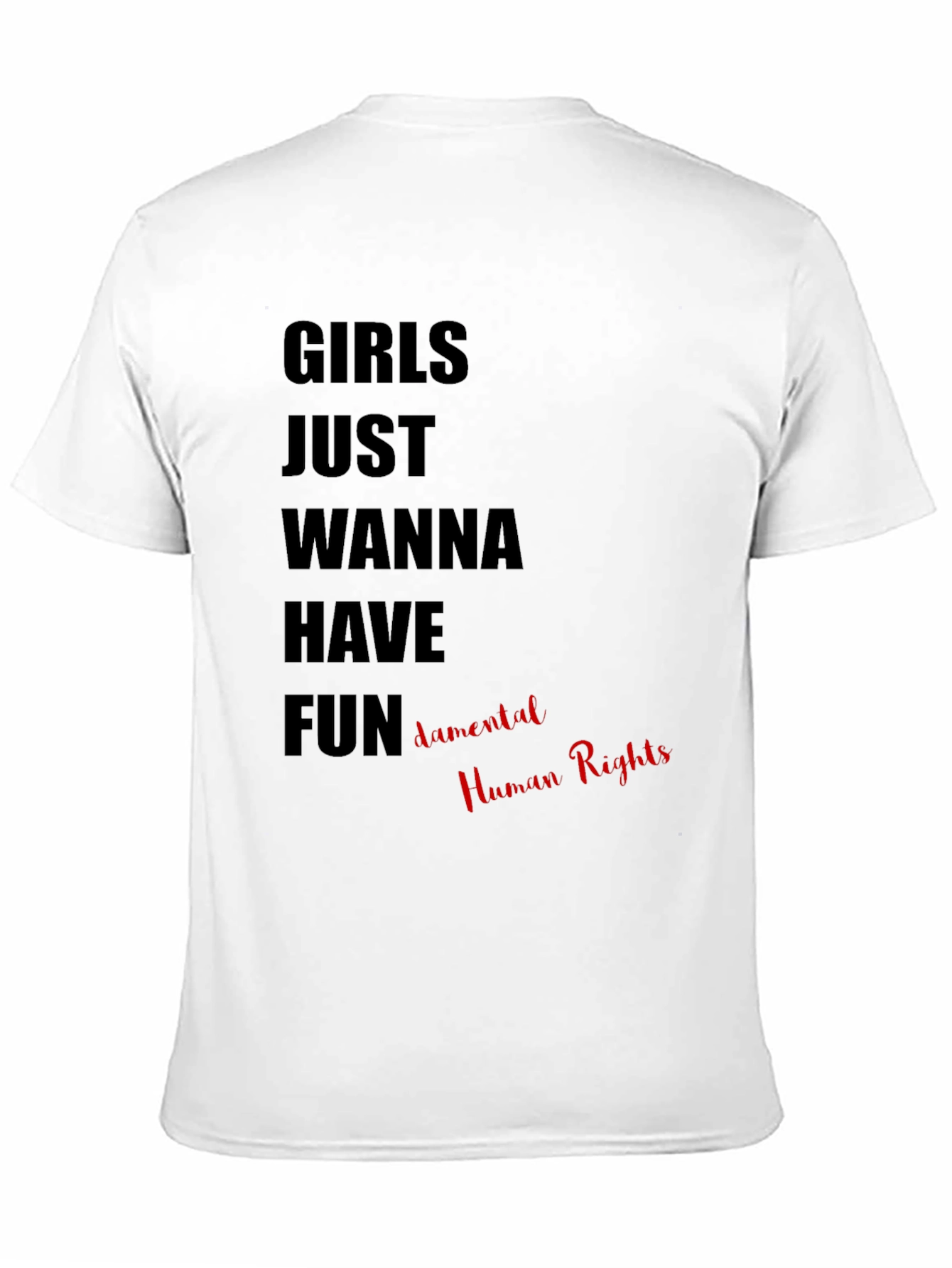 Girls Just Wanna Have Fundamental Human Rights T-Shirt