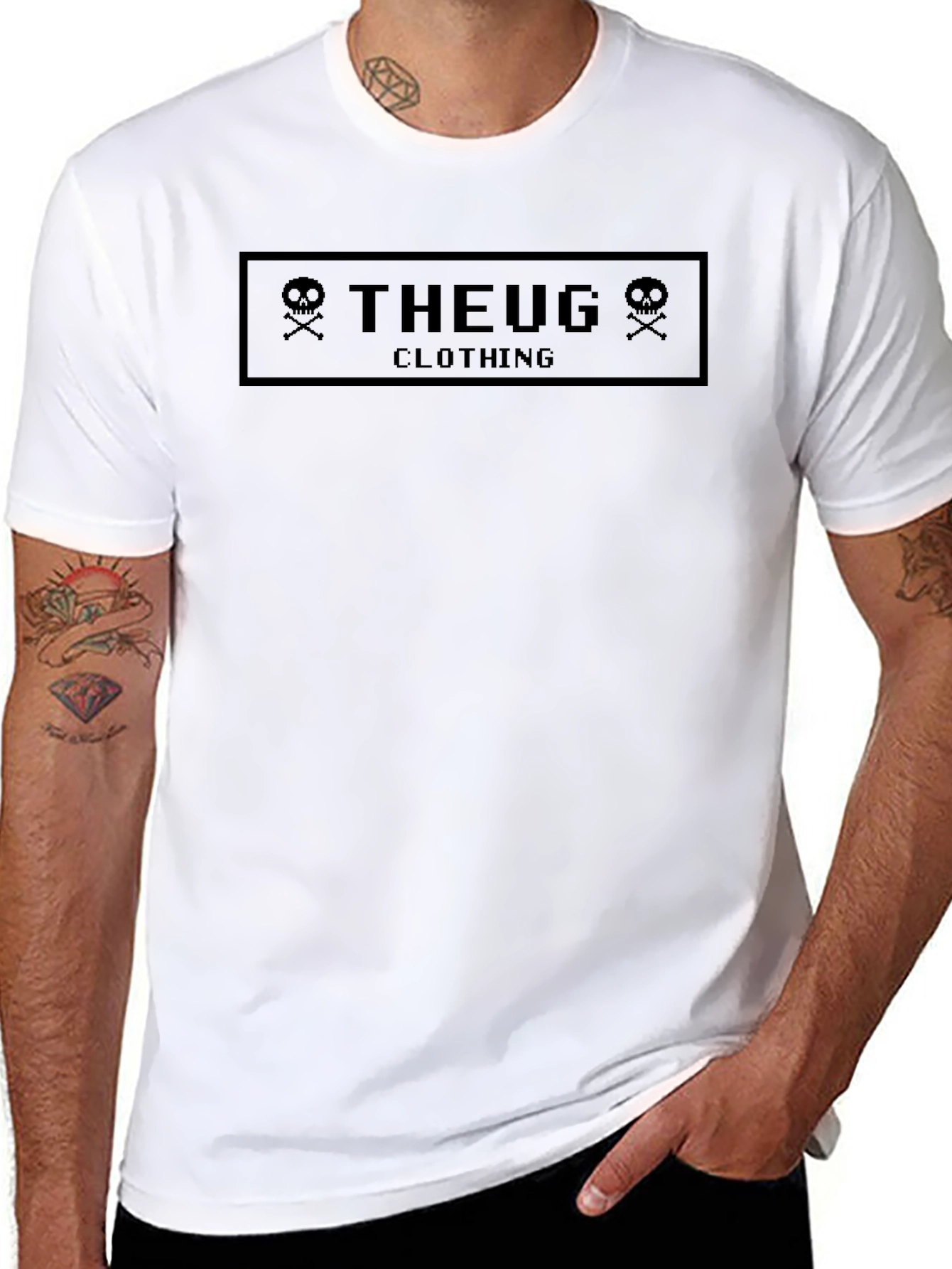 THEUG Clothing Black Graphic T-Shirt