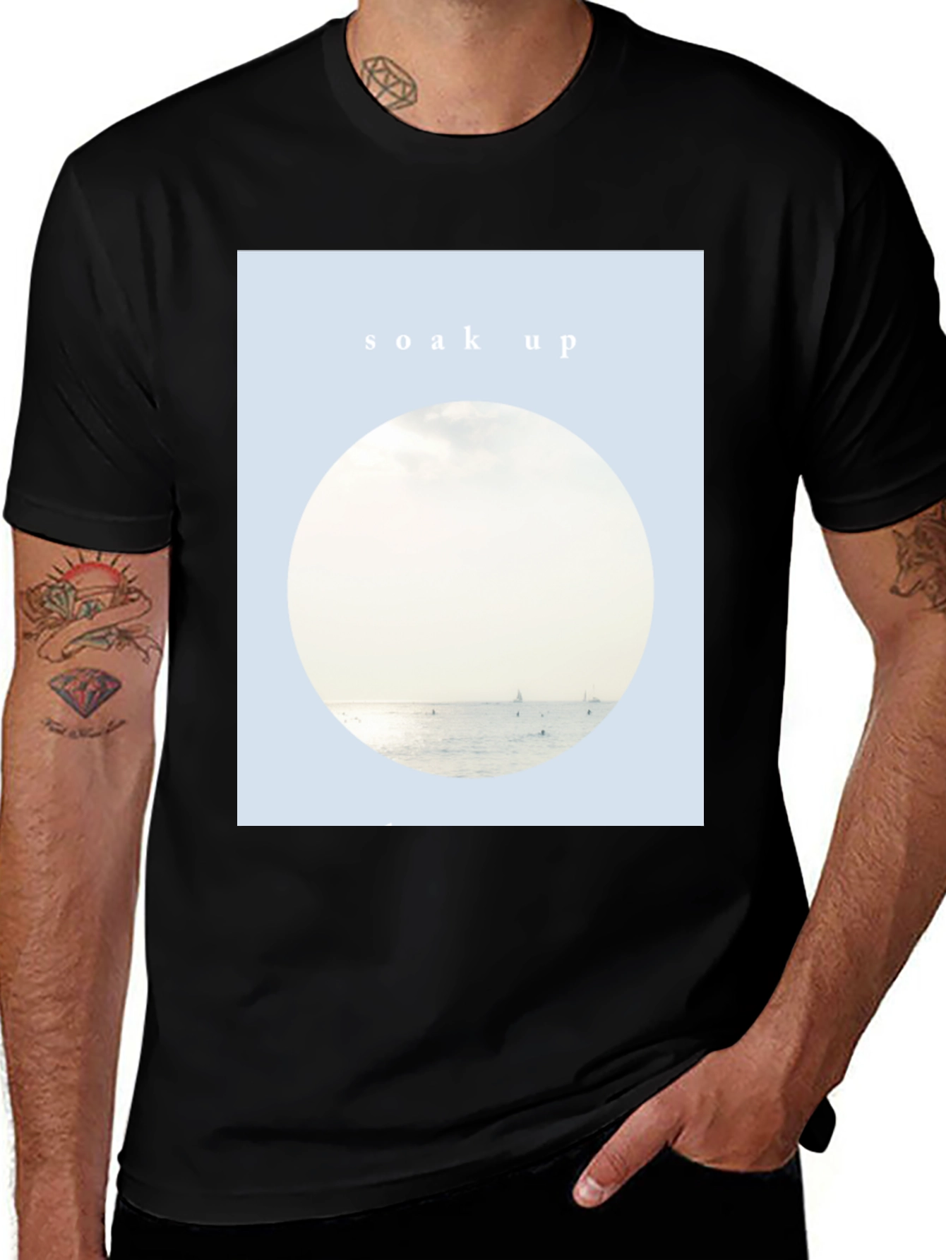 Soak Up the Sun Graphic Tee - Coastal Vibes