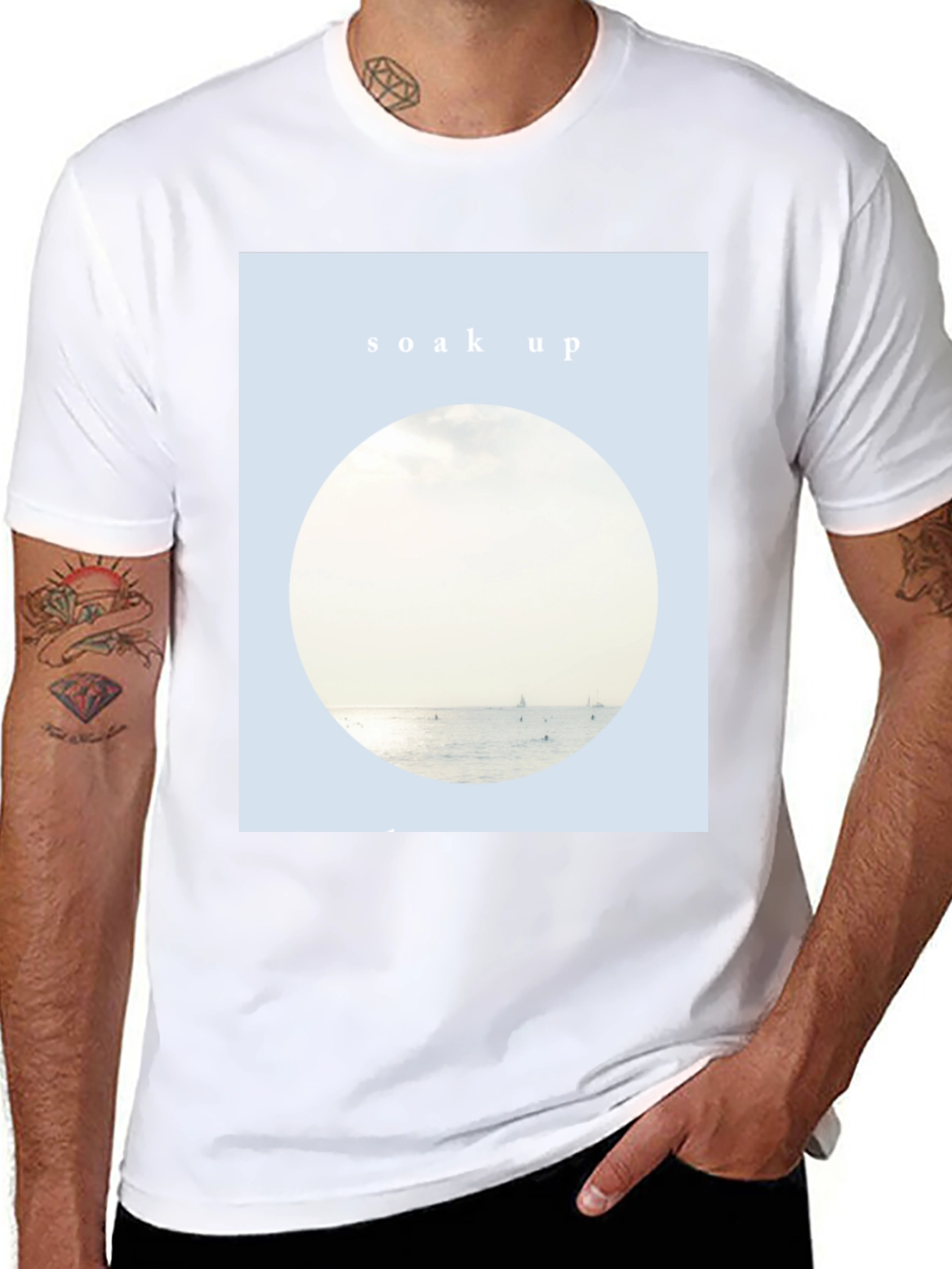 Soak Up the Sun Graphic Tee - Coastal Vibes