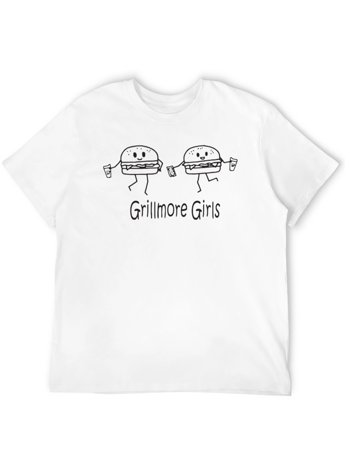 Grillmore Girls Funny Burger T-Shirt