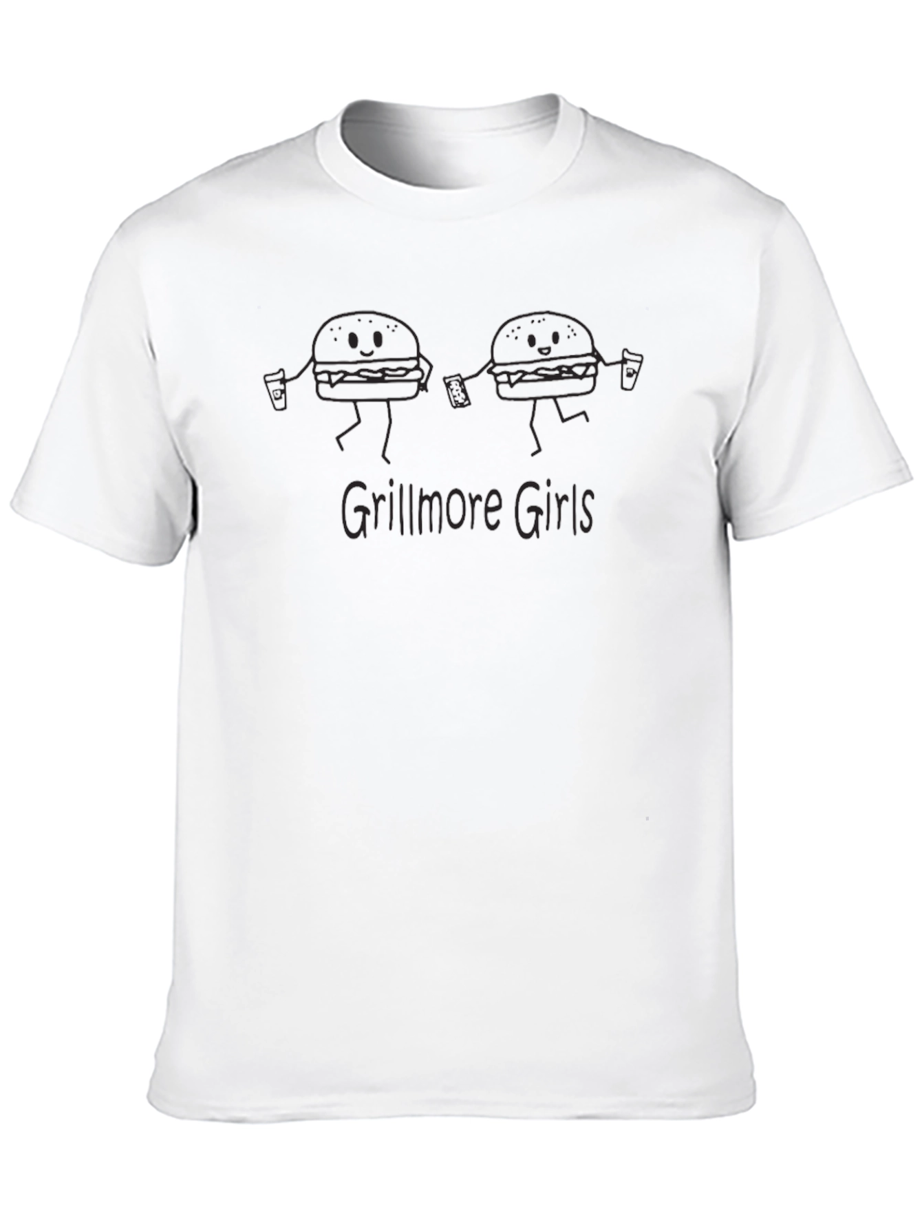 Grillmore Girls Funny Burger T-Shirt