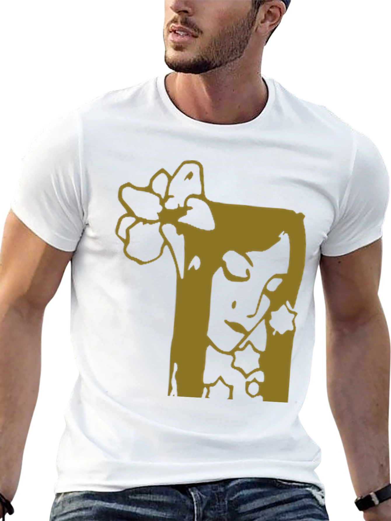 Graphic Print Black T-Shirt