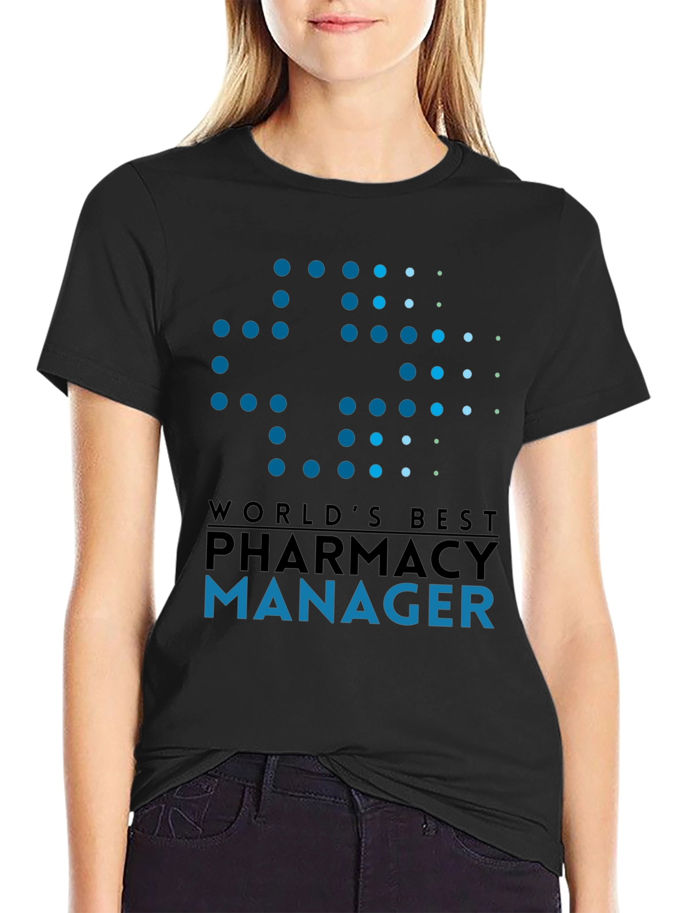 Worlds Best Pharmacy Manager Graphic T-Shirt
