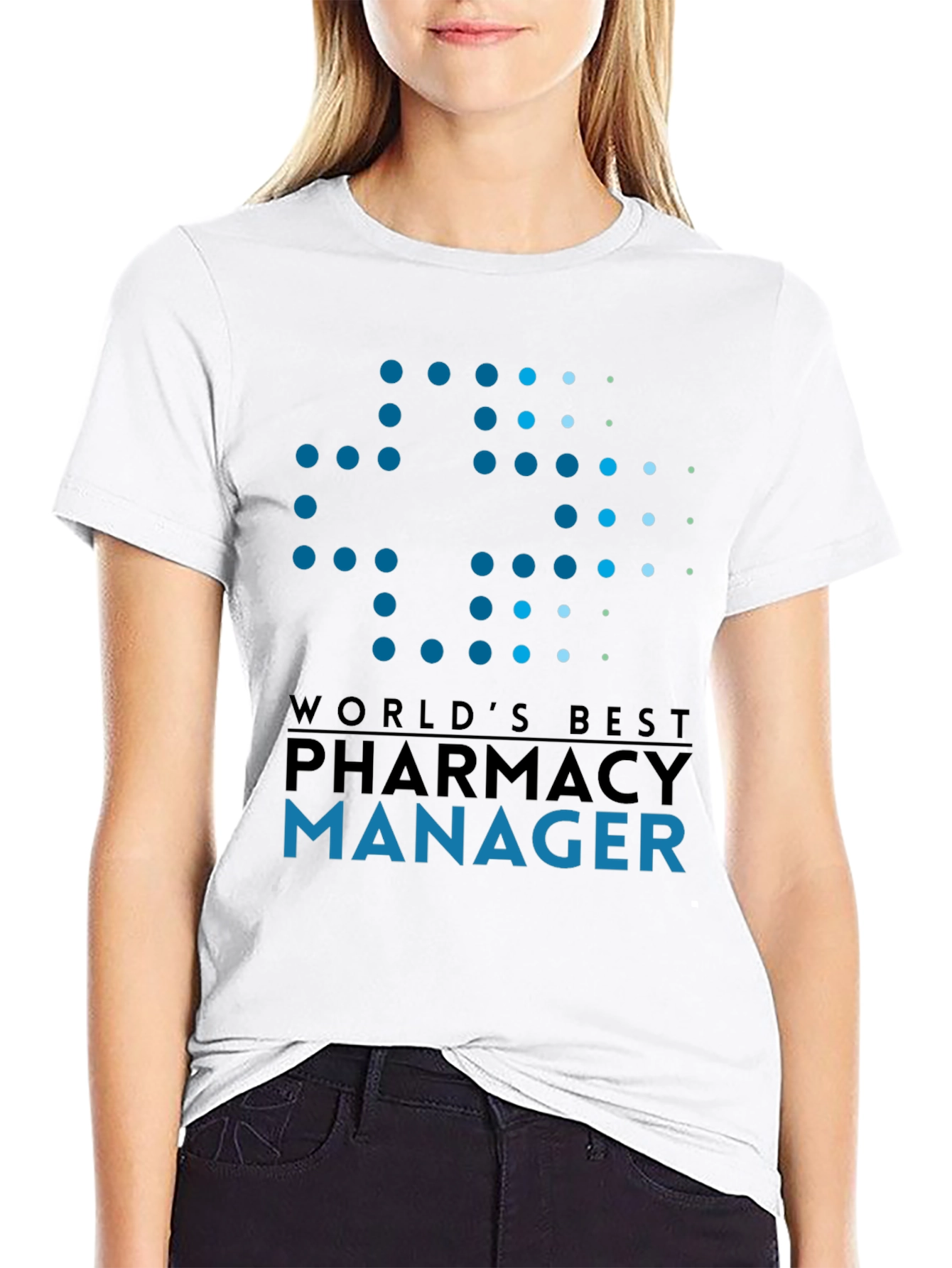 Worlds Best Pharmacy Manager Graphic T-Shirt