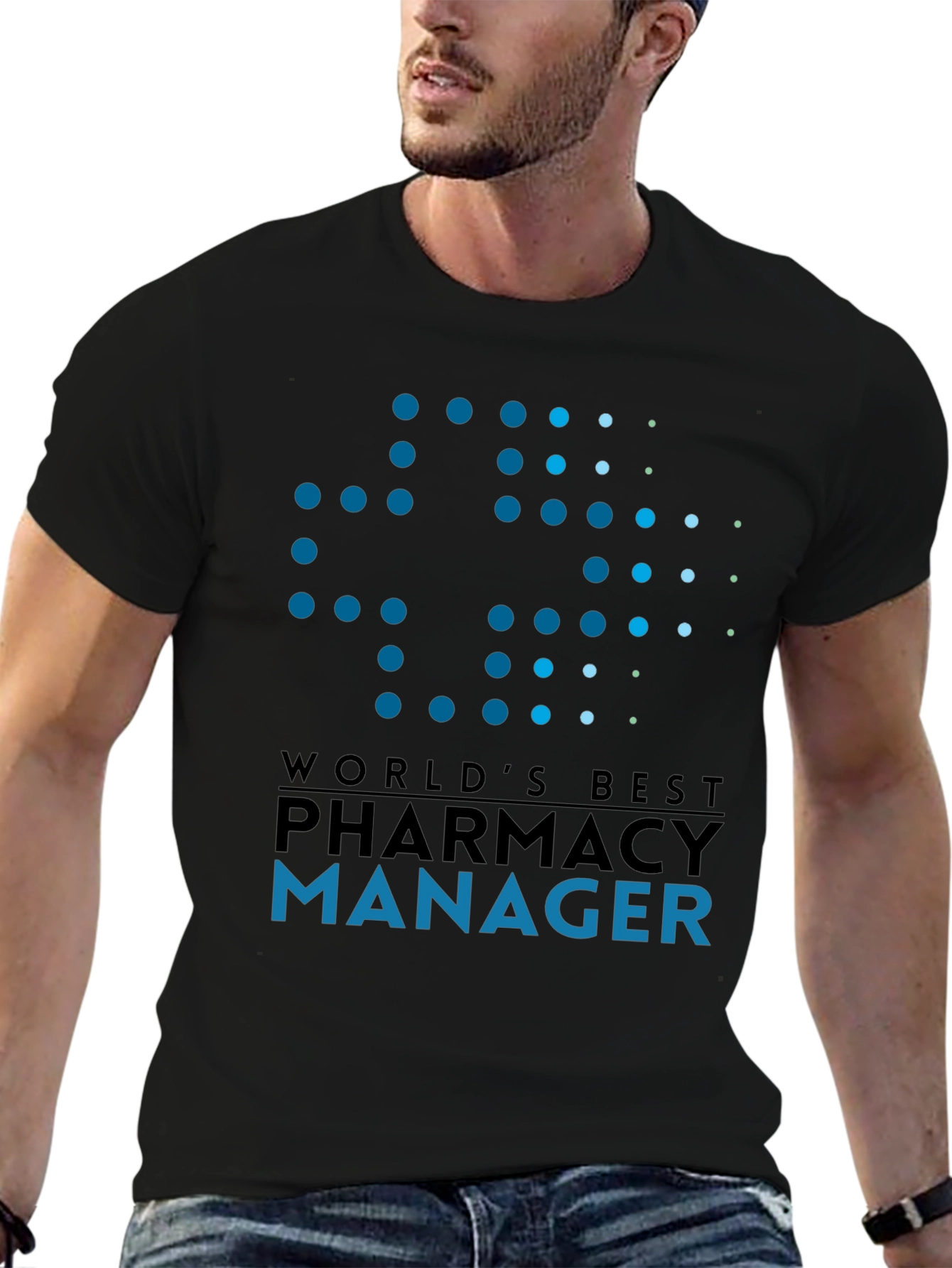 Worlds Best Pharmacy Manager Graphic T-Shirt