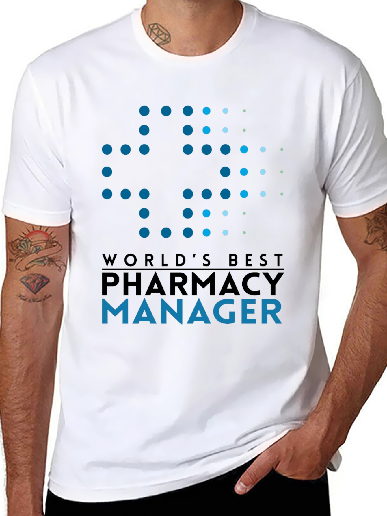 Worlds Best Pharmacy Manager Graphic T-Shirt