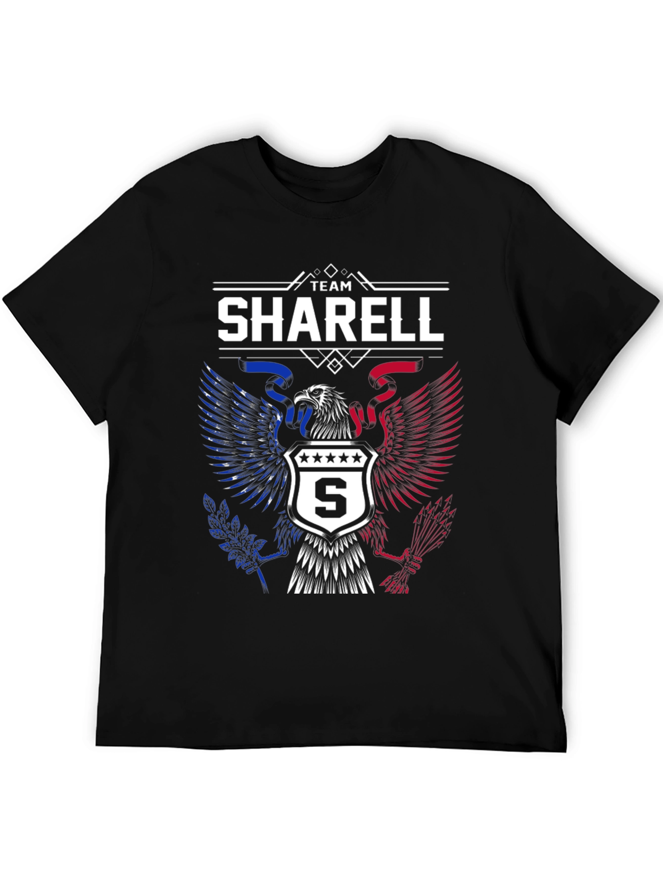 Team Sharell Eagle Graphic T-Shirt Patriotic Design