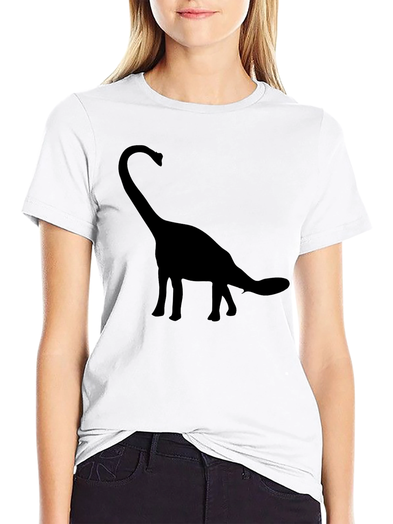 Brontosaurus Black T-Shirt