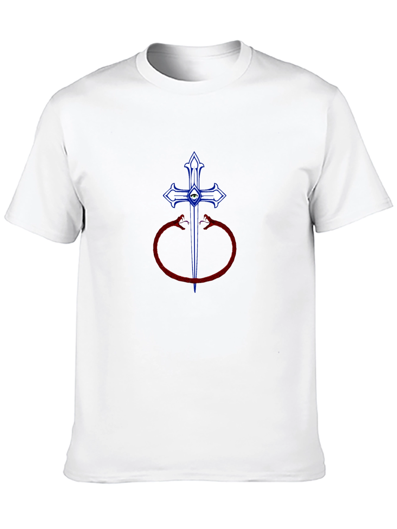 Cross Sword & Snakes Graphic Tee