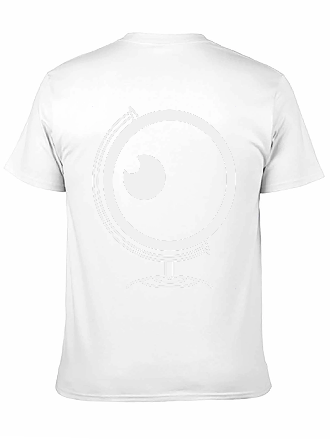 Globe Eyeball Graphic Black T-Shirt