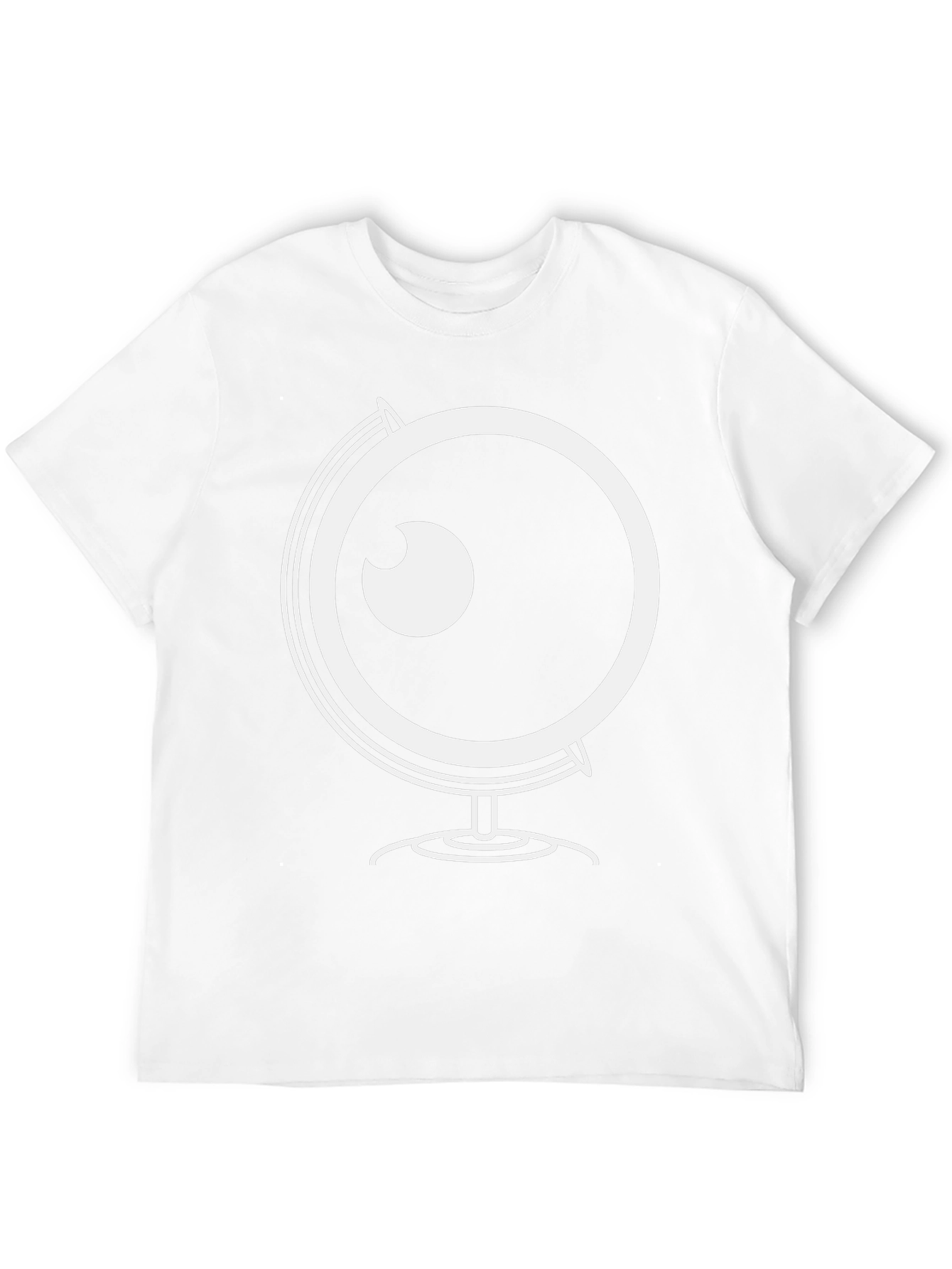 Globe Eyeball Graphic Black T-Shirt