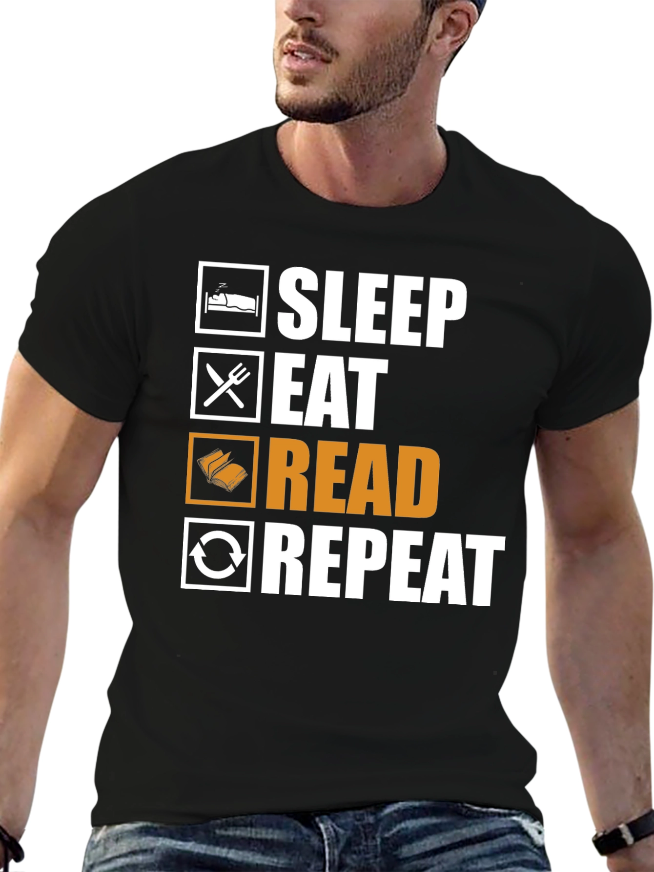 Sleep Eat Read Repeat T-Shirt