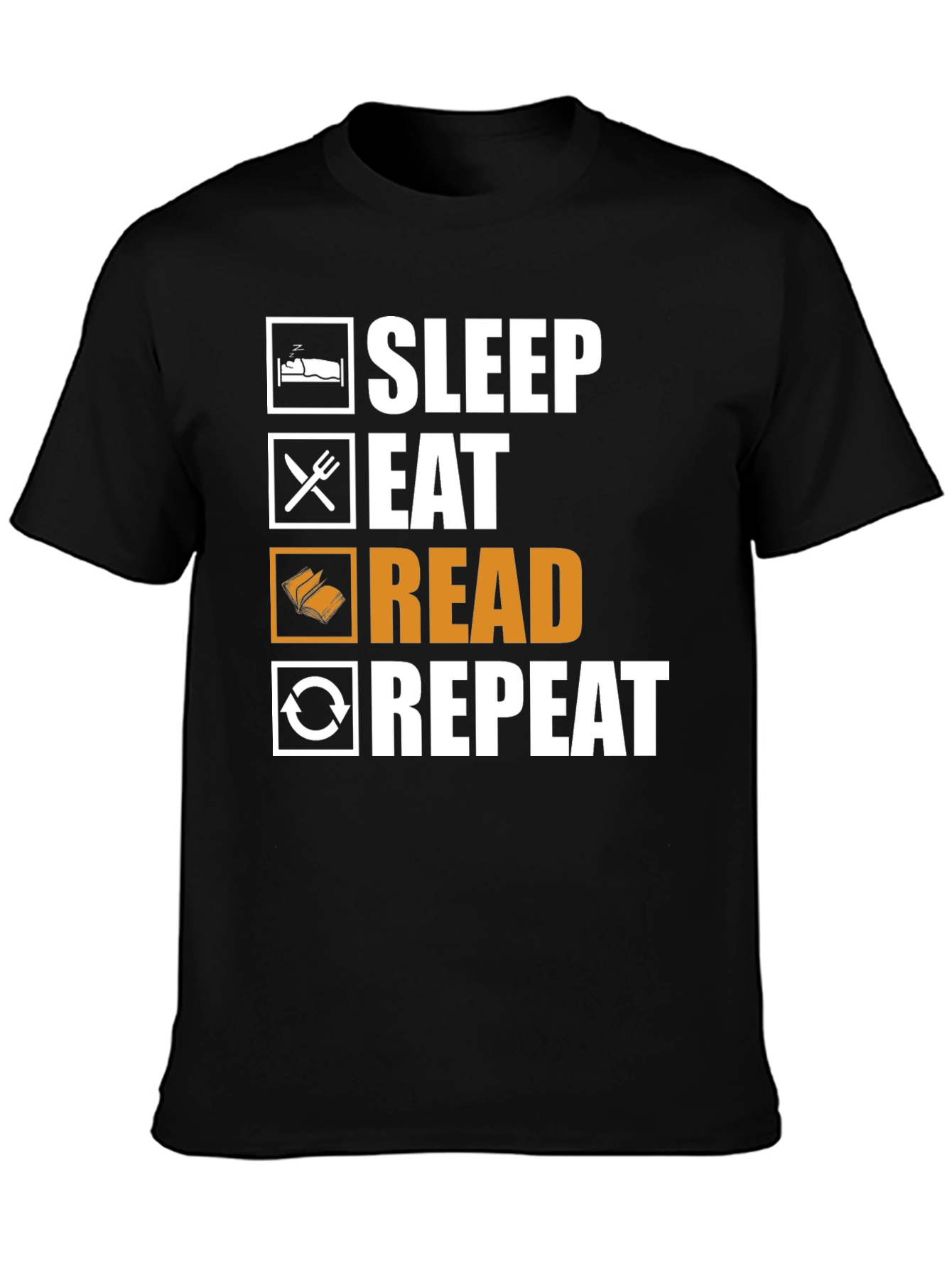 Sleep Eat Read Repeat T-Shirt