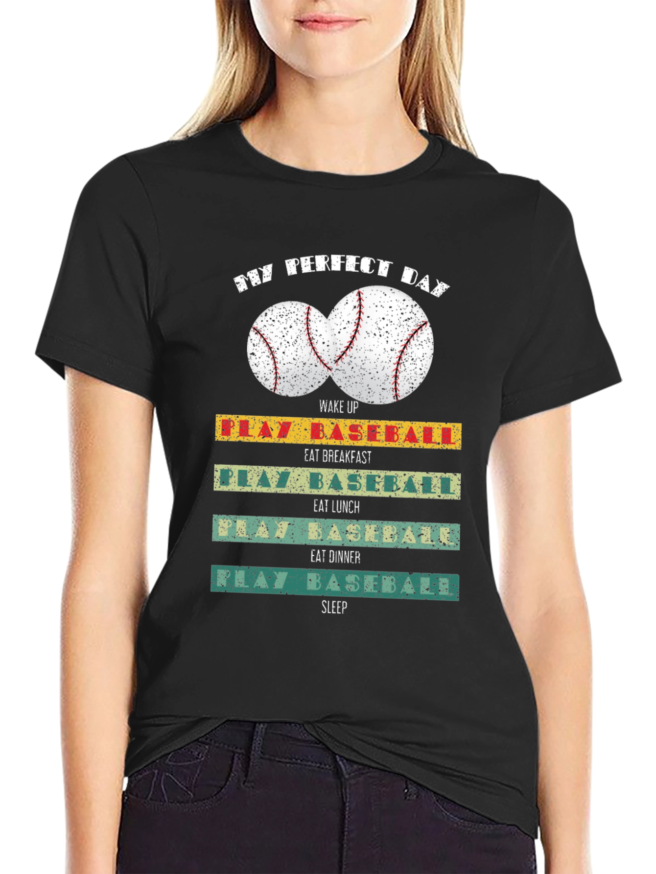 My Perfect Day Baseball T-Shirt
