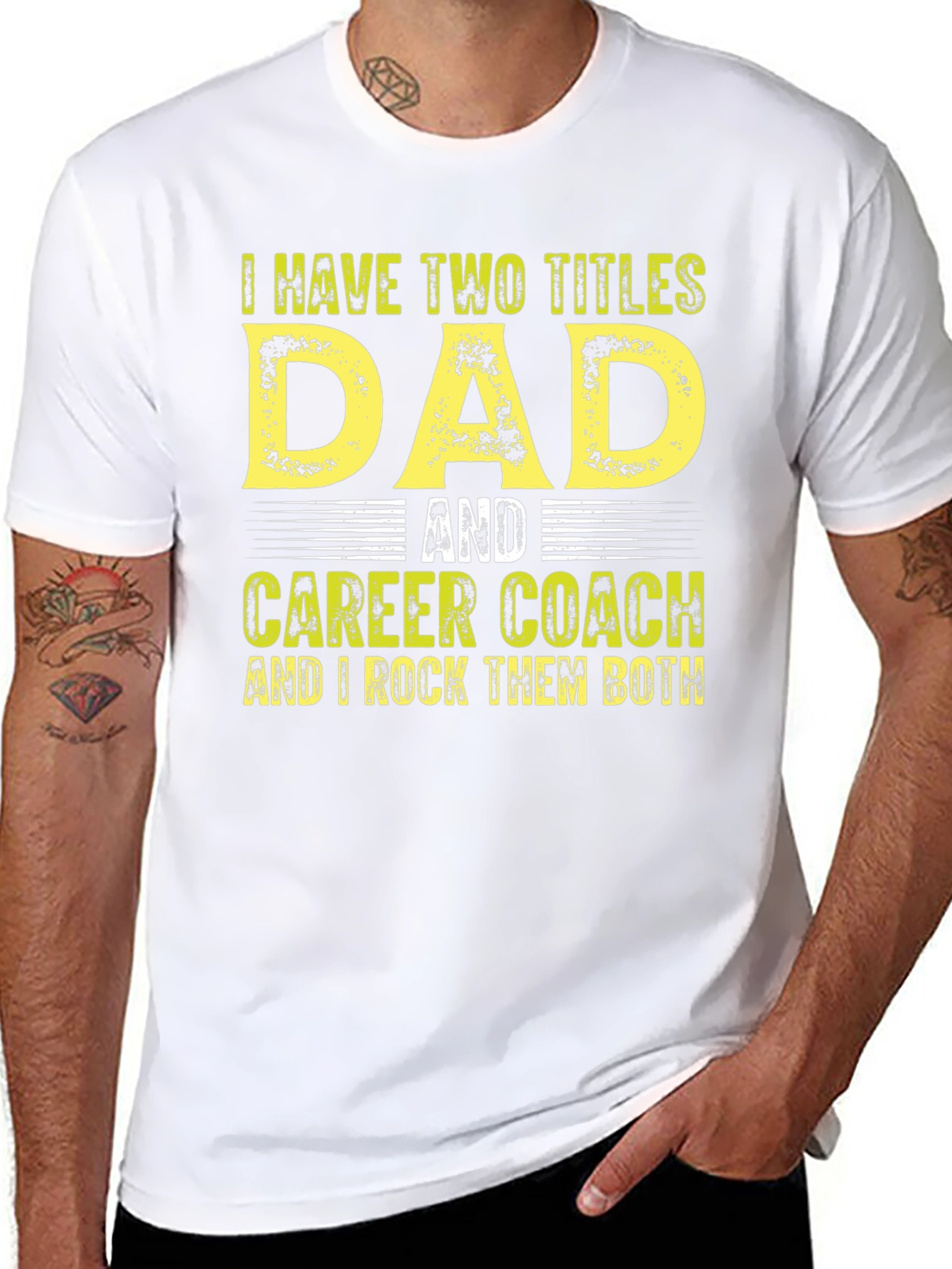 Dad & Career Coach T-Shirt - Rock Both Titles!