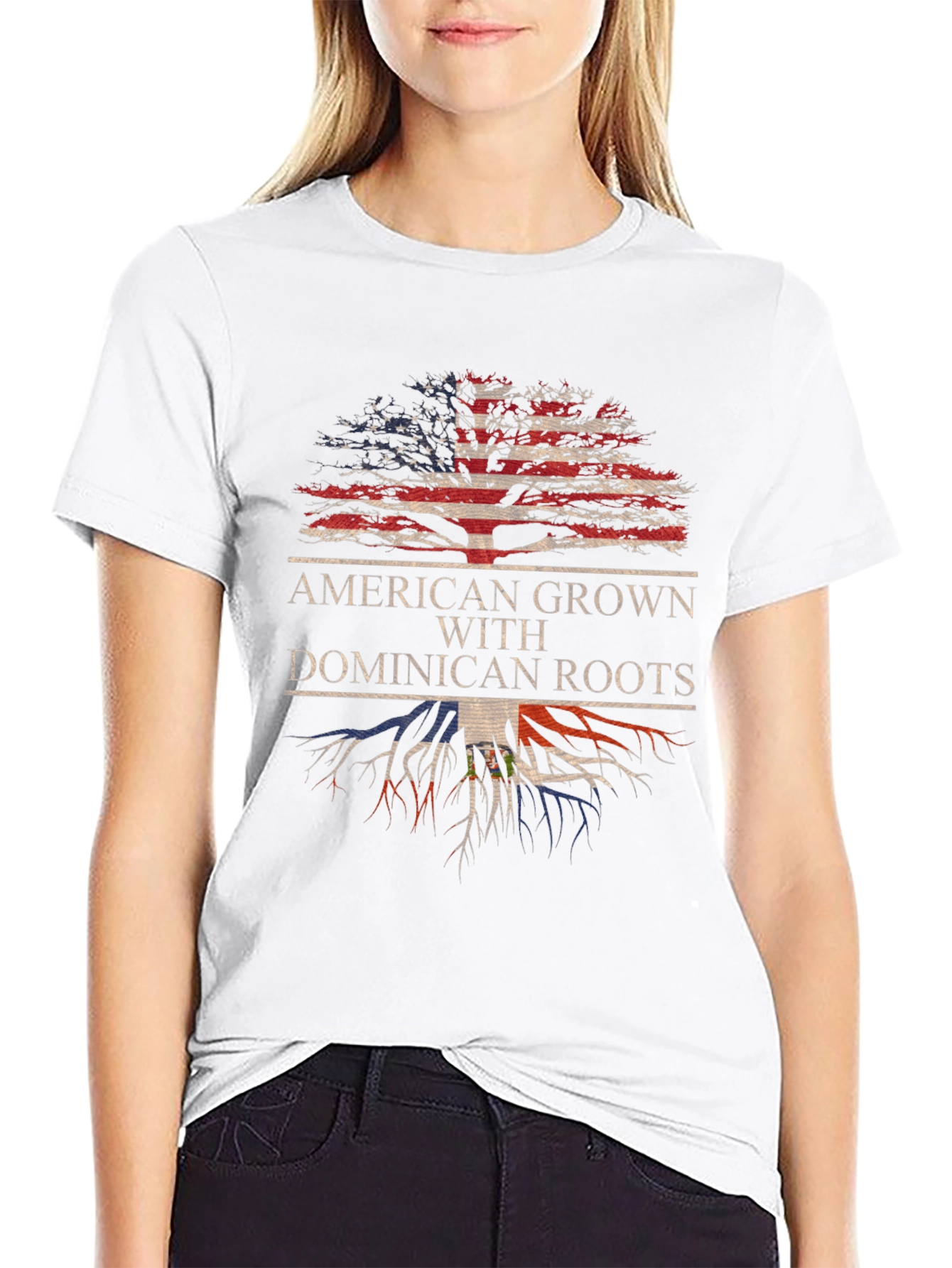 American Grown Dominican Roots T-Shirt