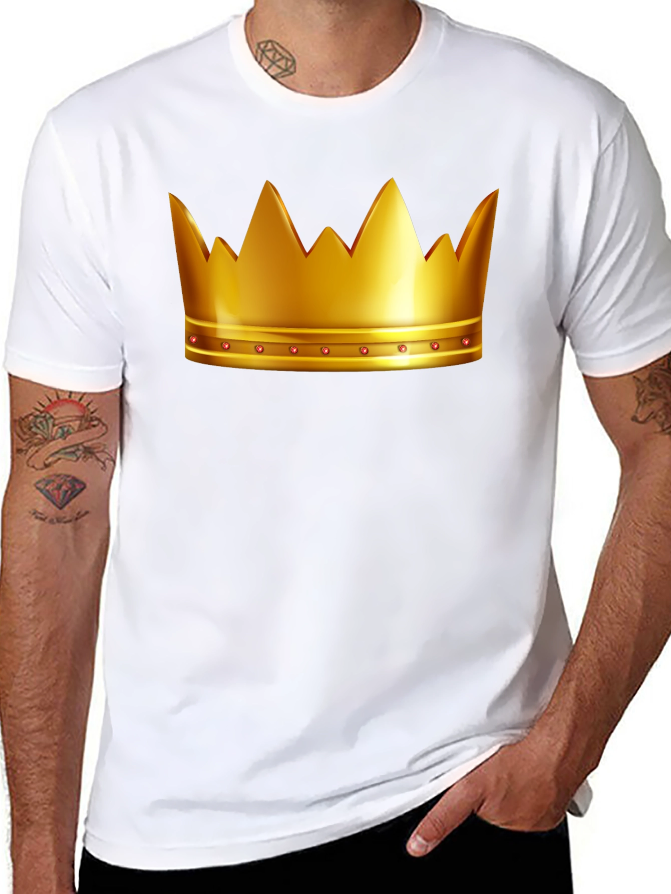 Royal Crown Graphic Tee - Kingly Black T-Shirt