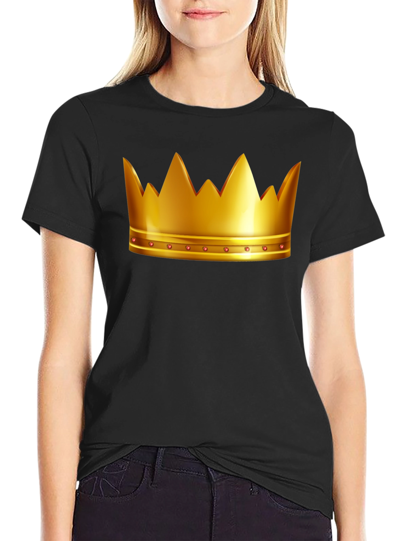 Royal Crown Graphic Tee - Kingly Black T-Shirt