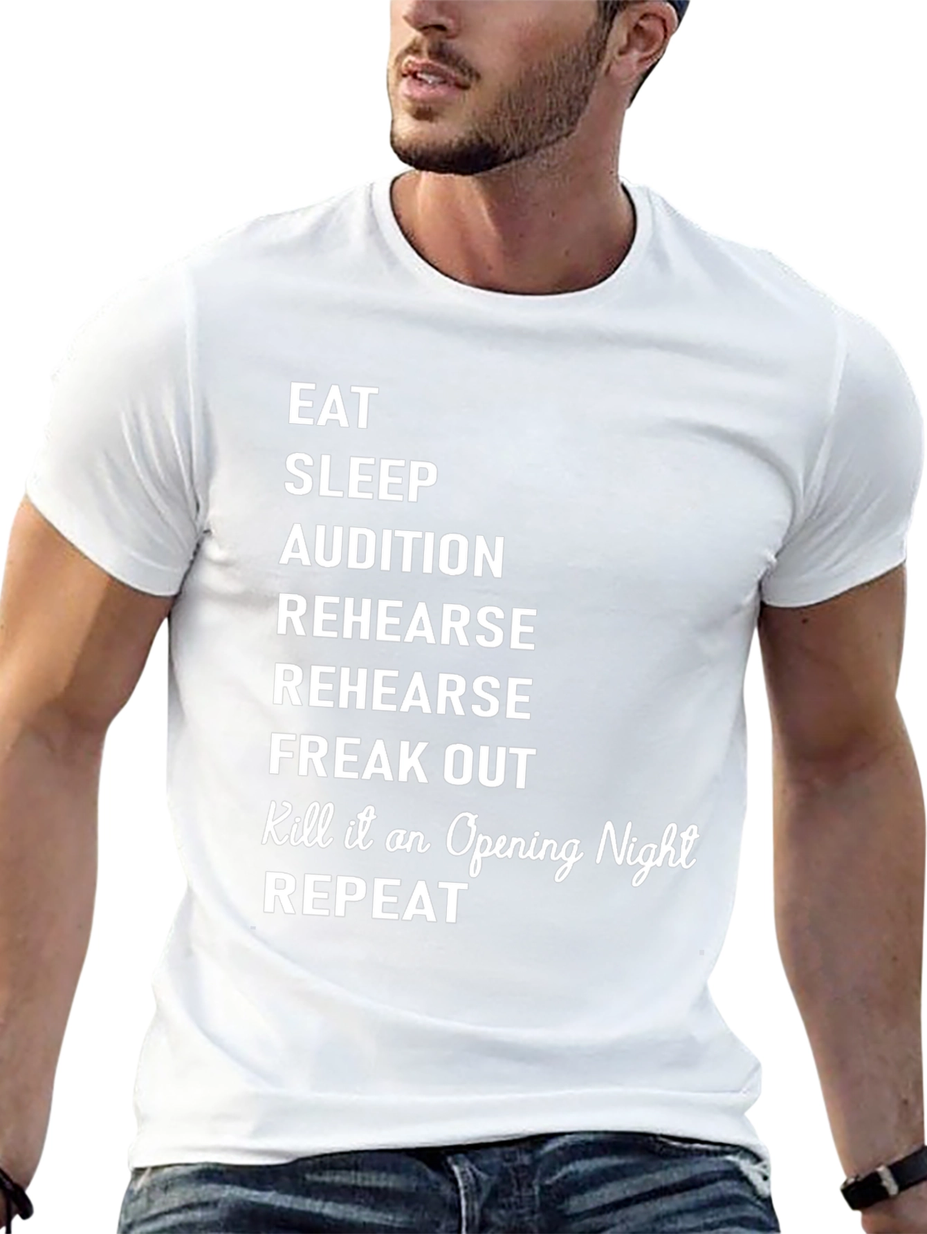 Eat Sleep Audition Theatre T-Shirt