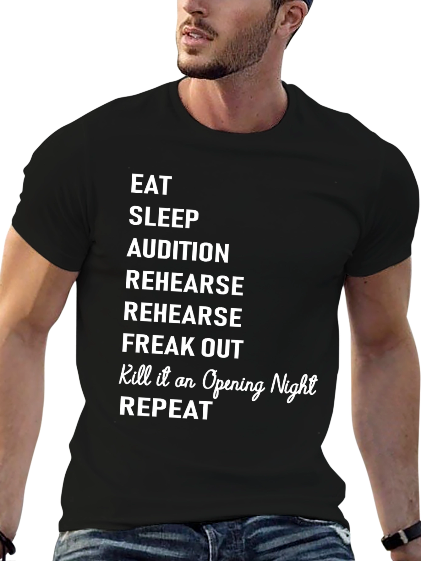 Eat Sleep Audition Theatre T-Shirt