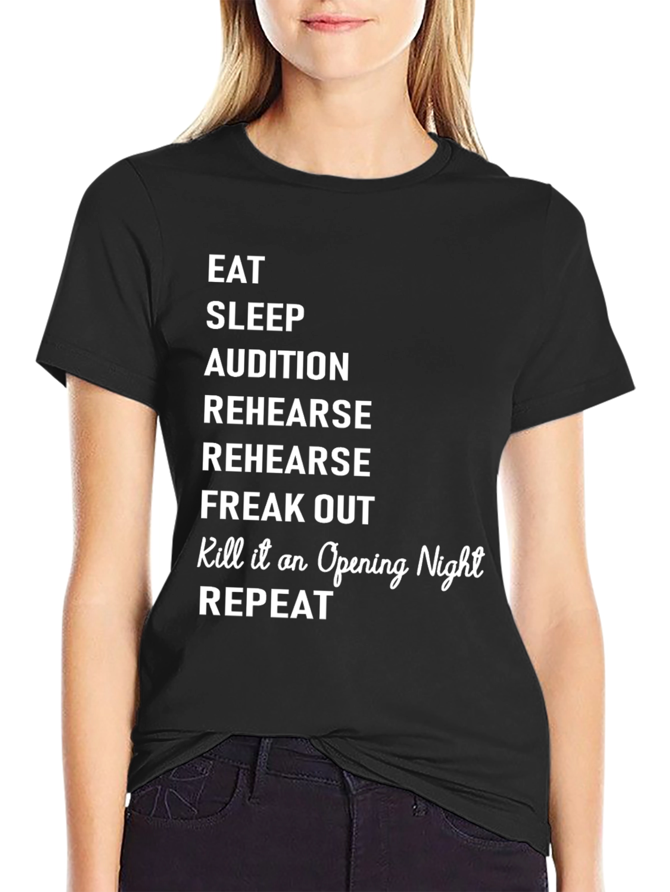 Eat Sleep Audition Theatre T-Shirt