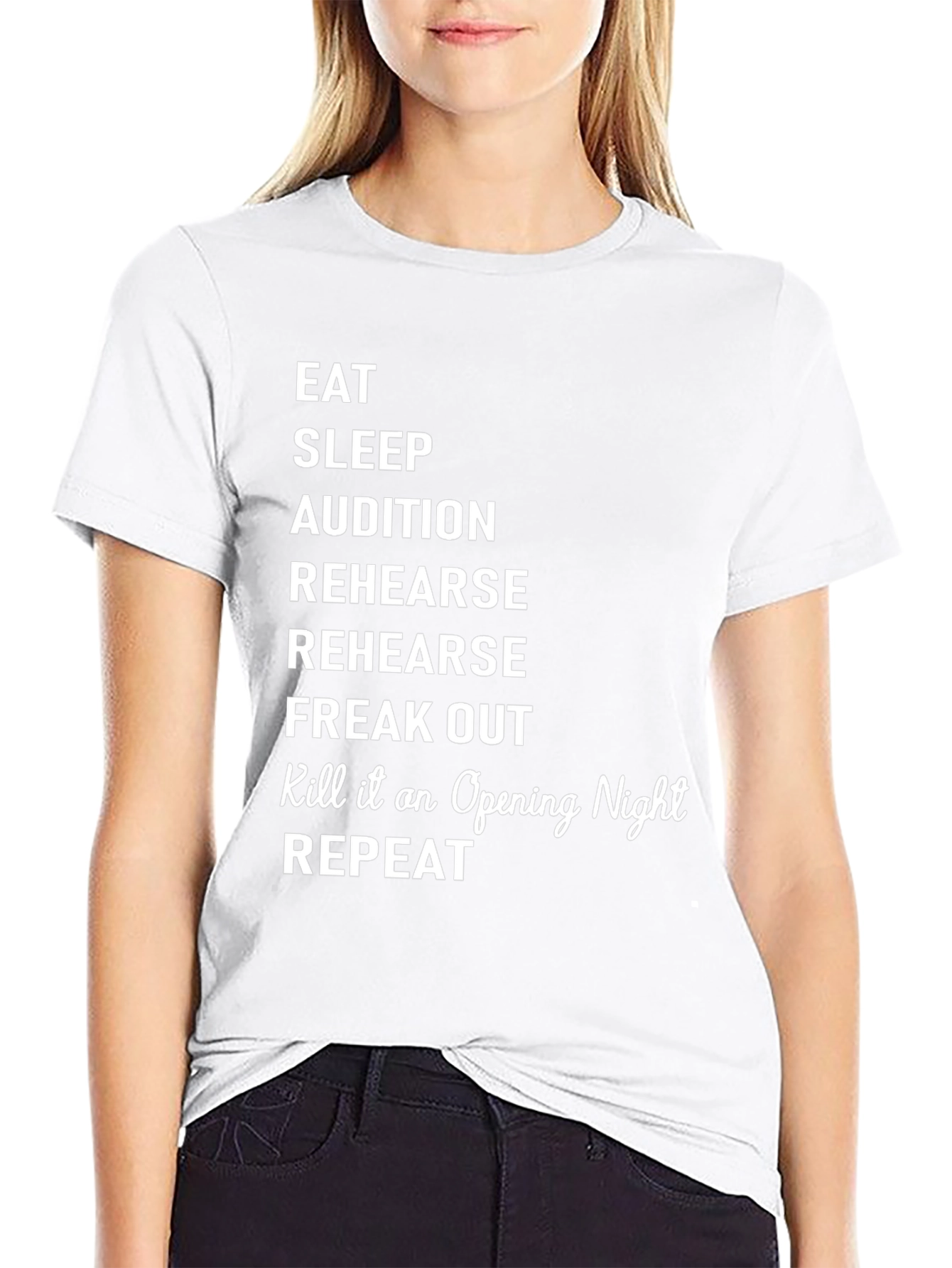 Eat Sleep Audition Theatre T-Shirt