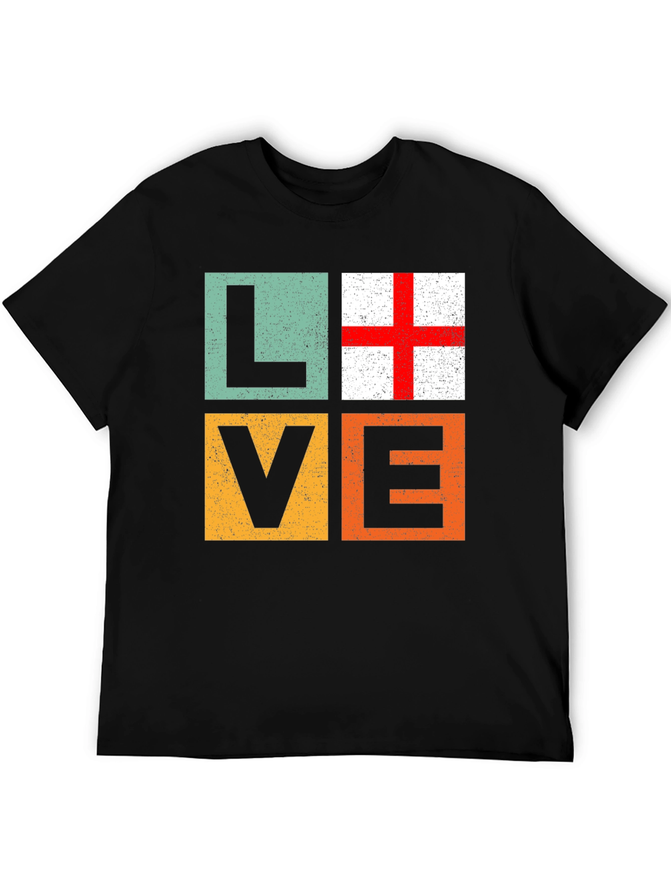 Love England Flag T-Shirt - Graphic Tee