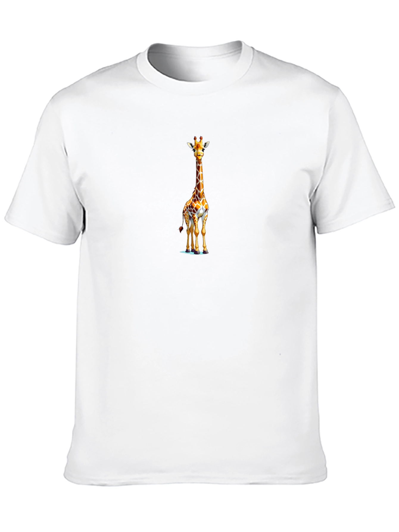 Giraffe Graphic Tee - Stylish Black T-Shirt