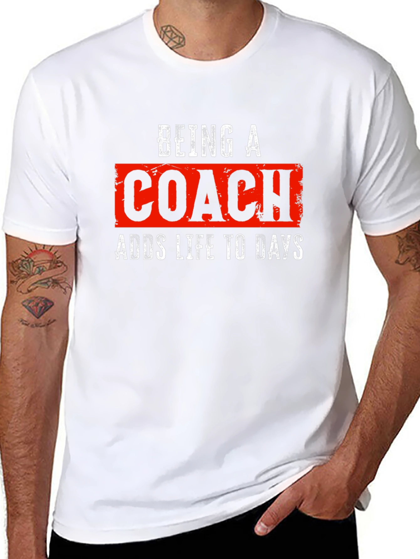 Being a Coach T-Shirt - Adds Life to Days
