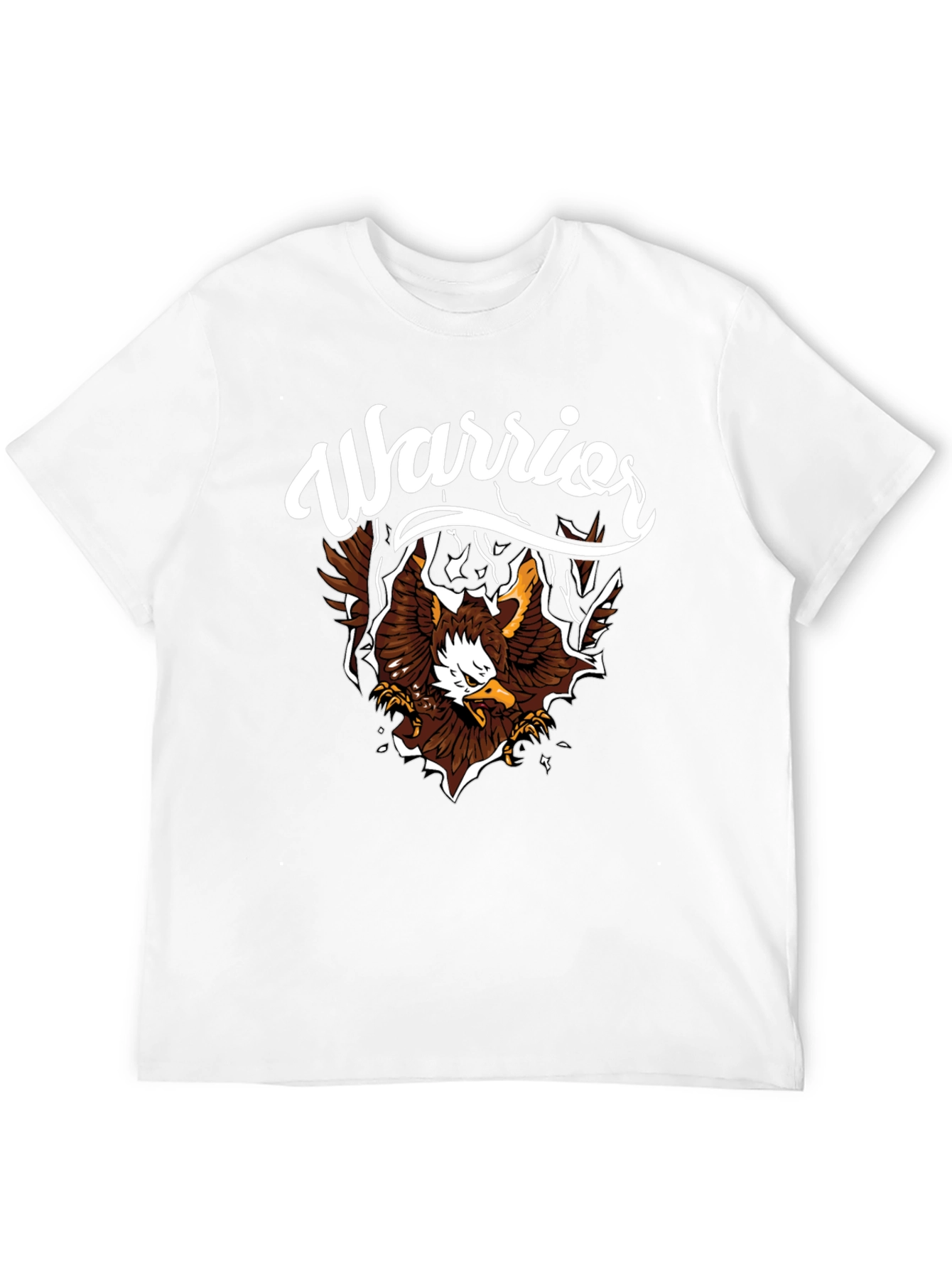 Warrior Eagle Graphic T-Shirt - Black