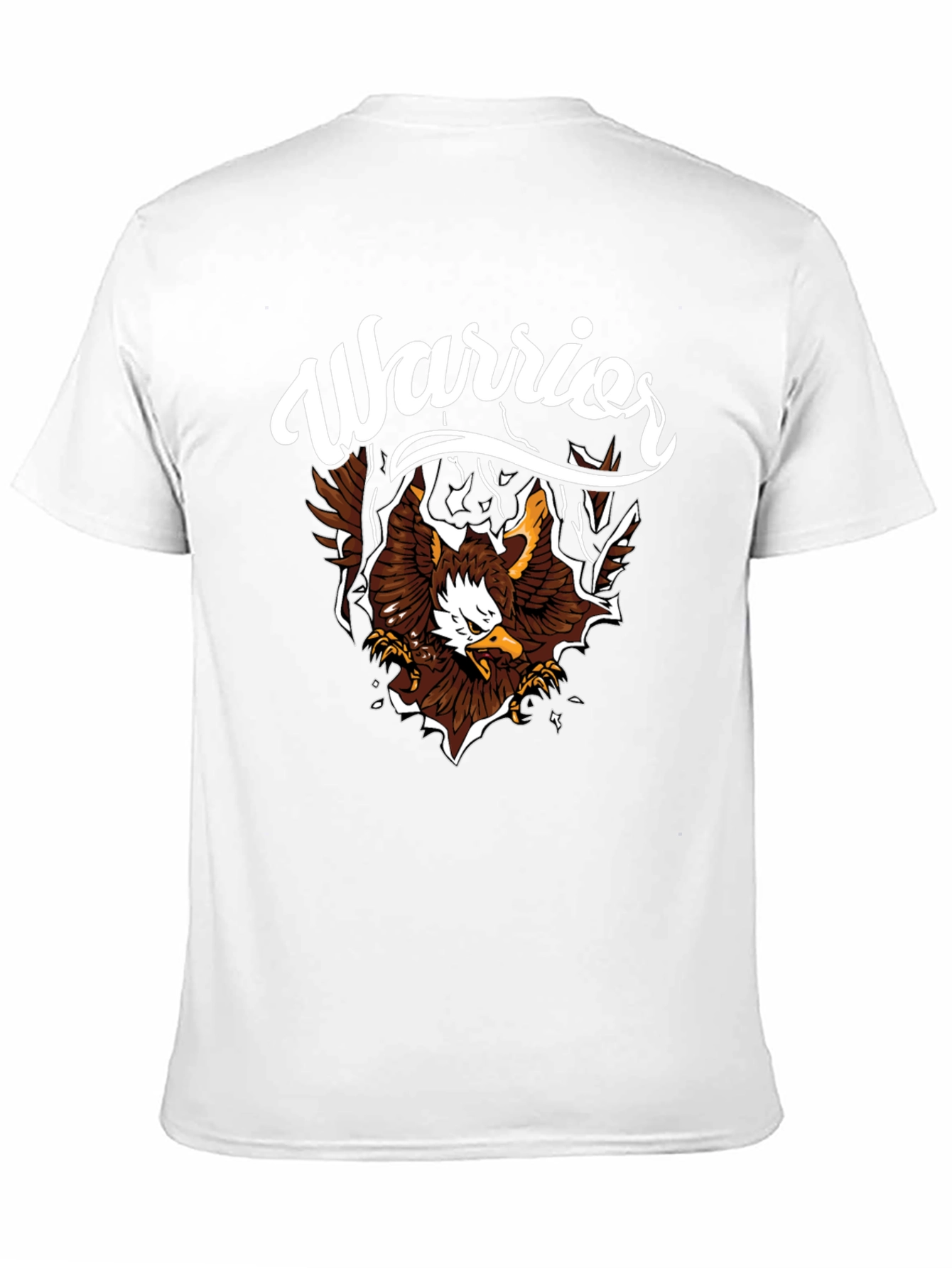 Warrior Eagle Graphic T-Shirt - Black