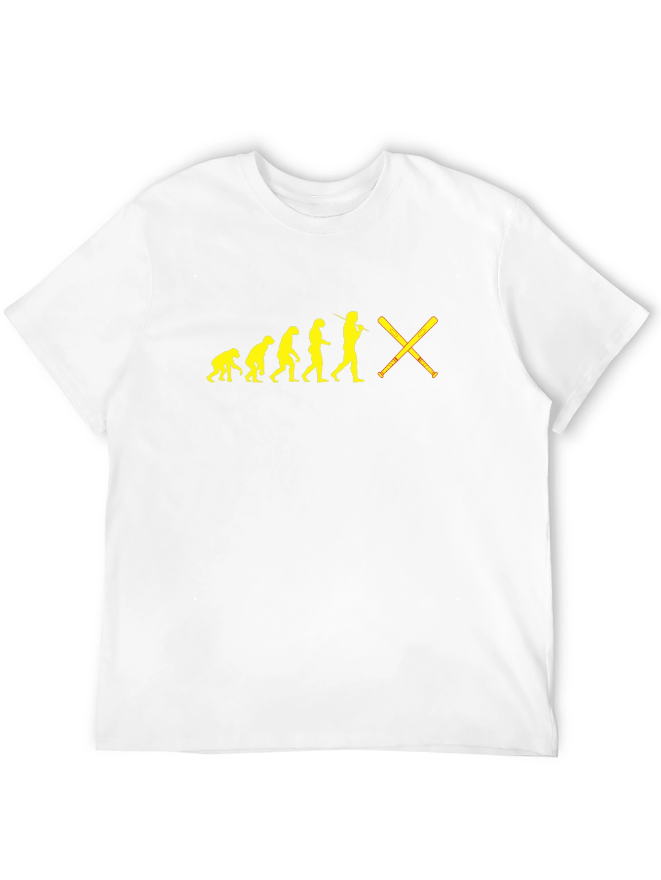 Evolution of Baseball Black T-Shirt