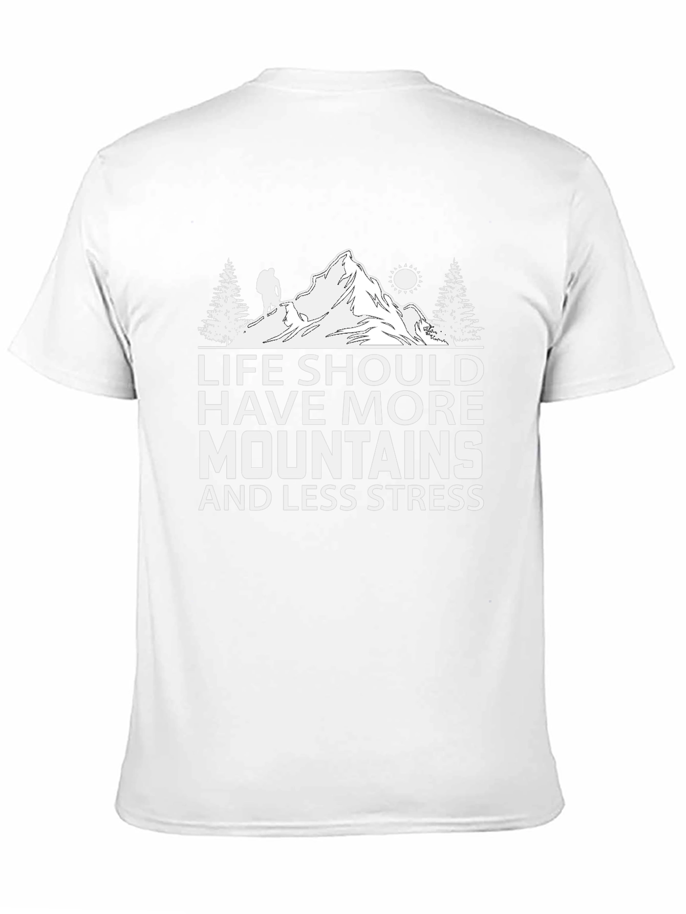 Mountains & Less Stress Graphic Tee