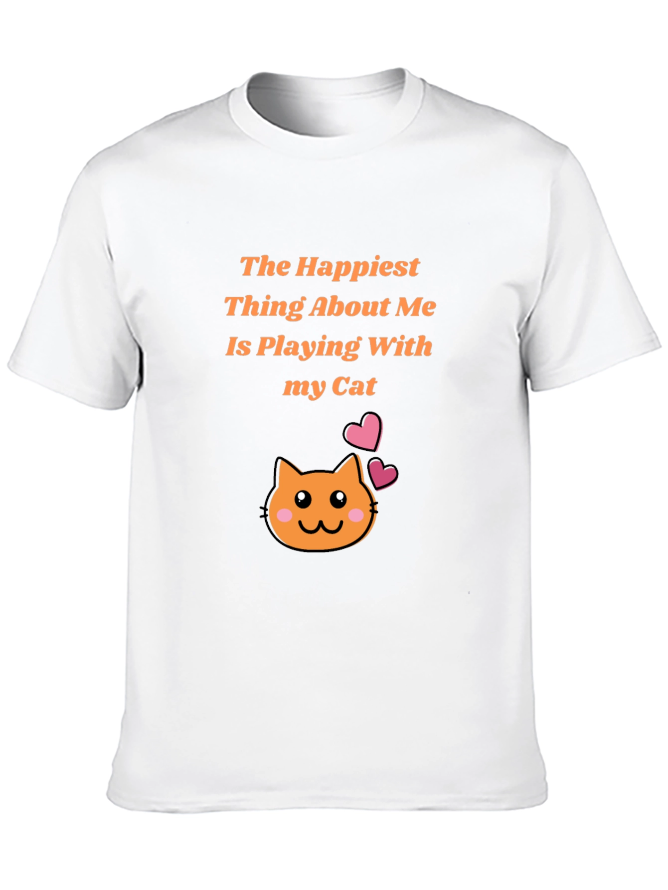 Happiest Playing With My Cat T-Shirt