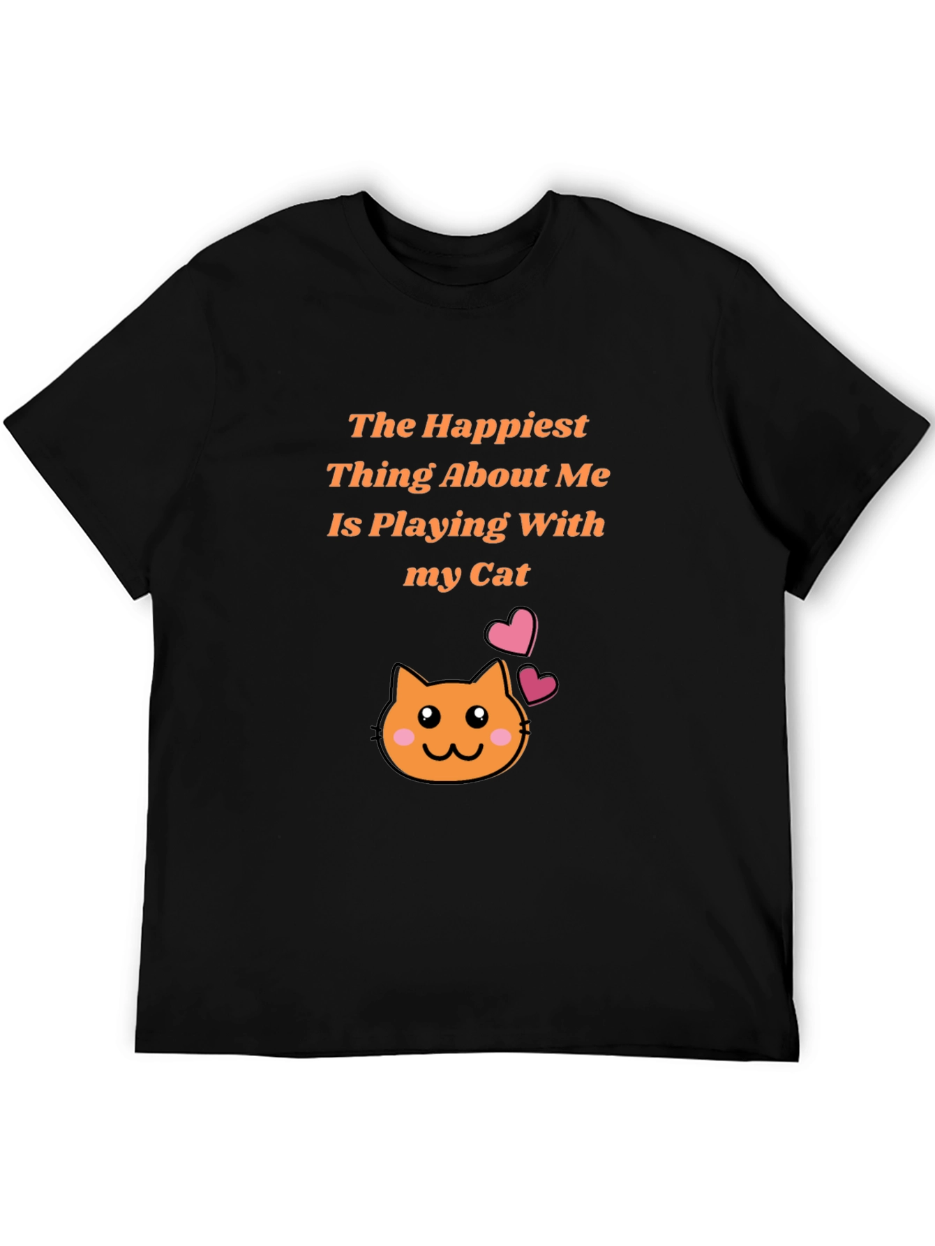 Happiest Playing With My Cat T-Shirt
