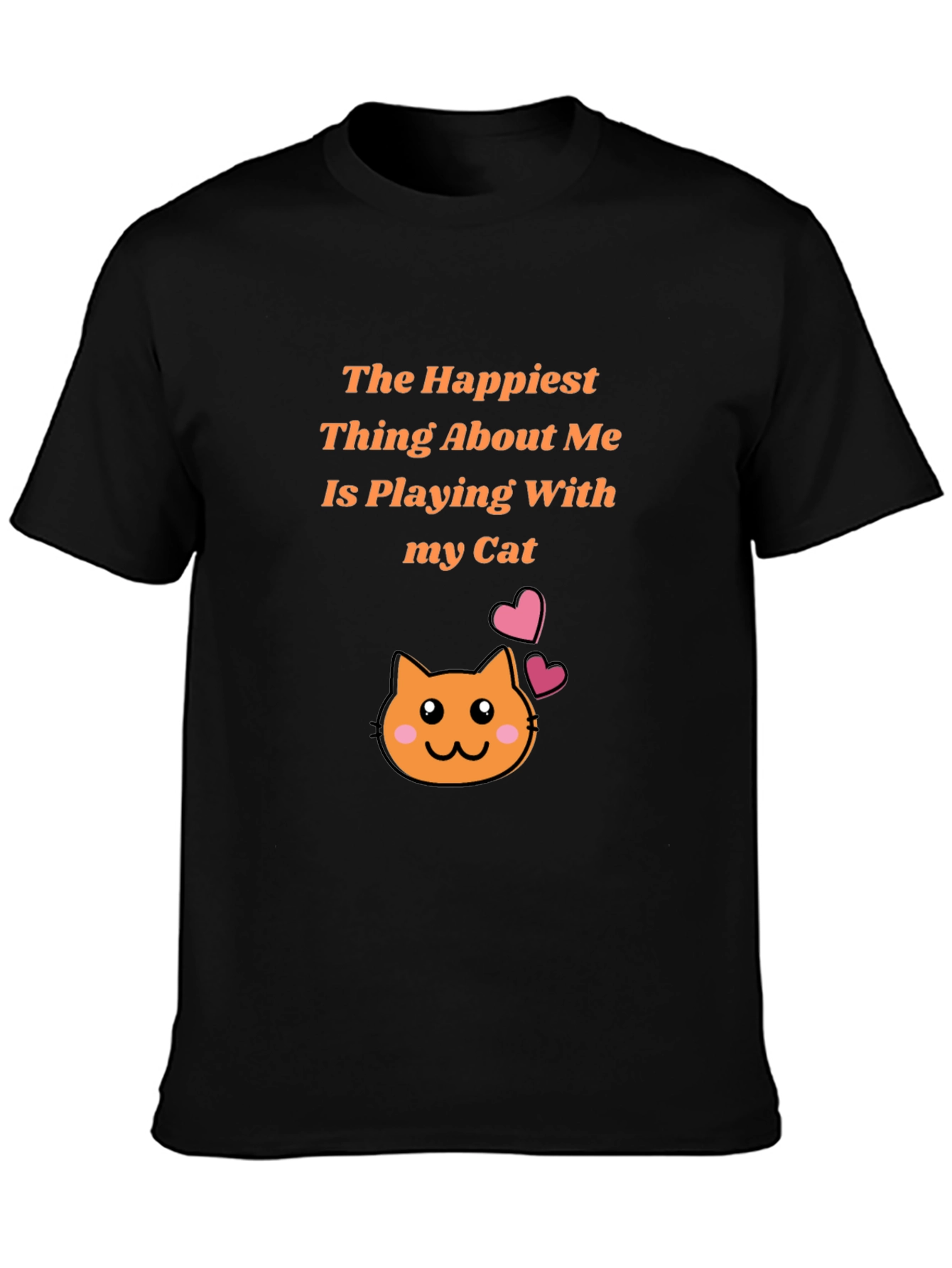 Happiest Playing With My Cat T-Shirt