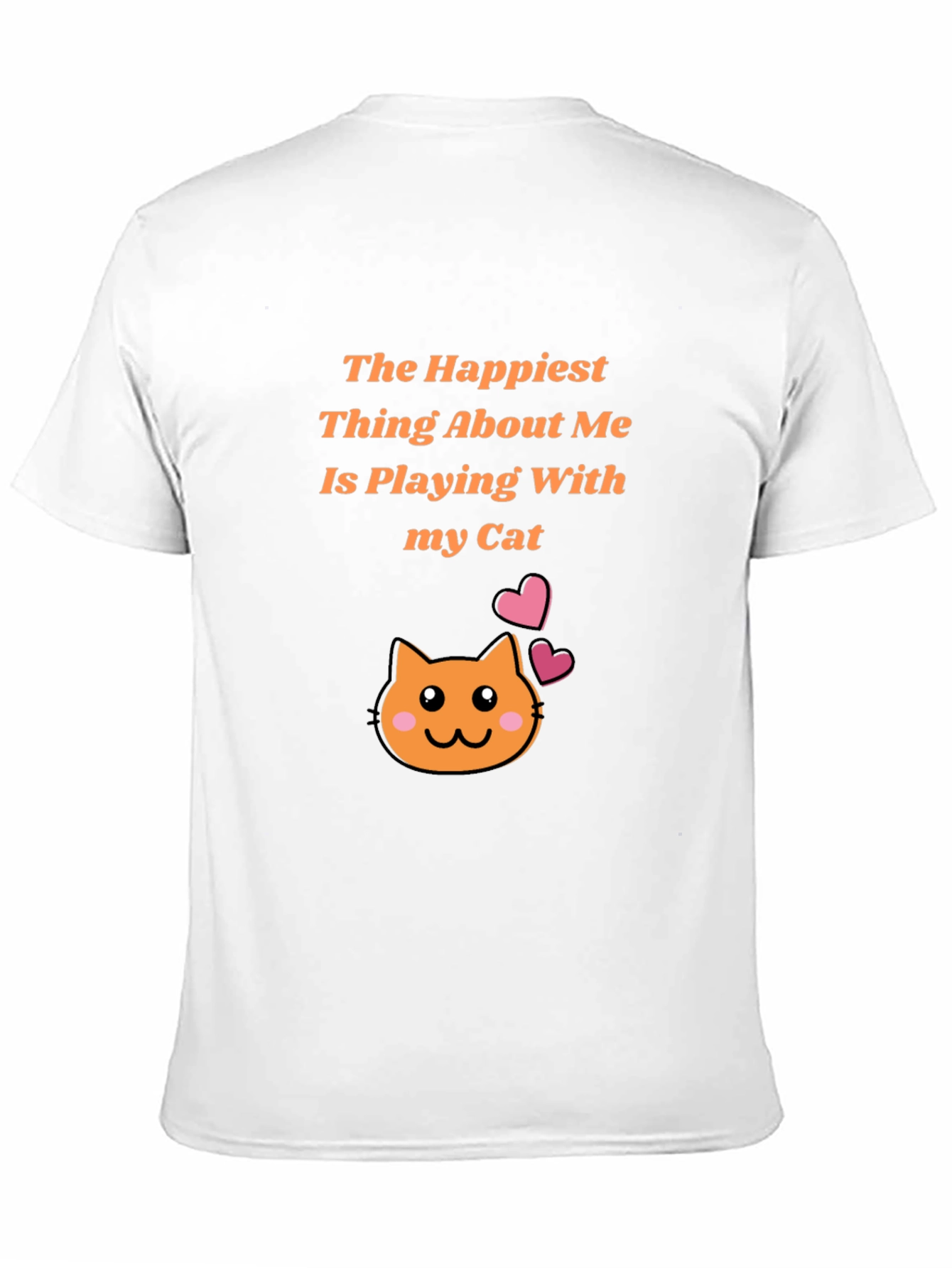 Happiest Playing With My Cat T-Shirt