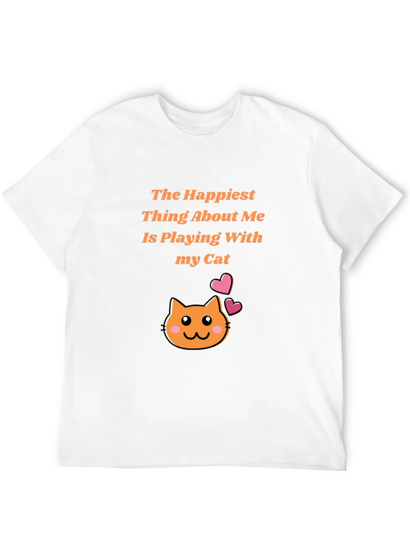 Happiest Playing With My Cat T-Shirt