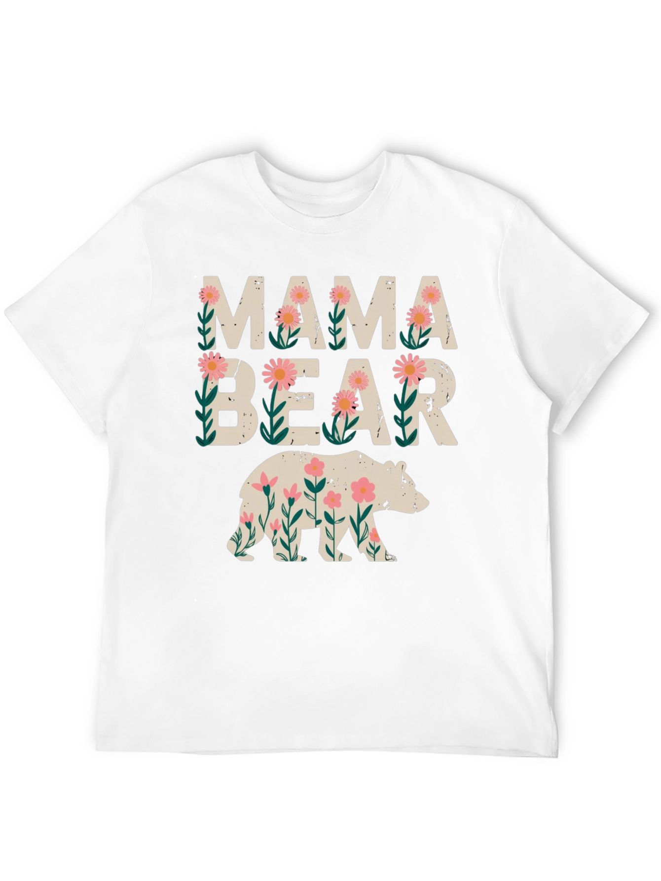 Mama Bear Floral Graphic Tee